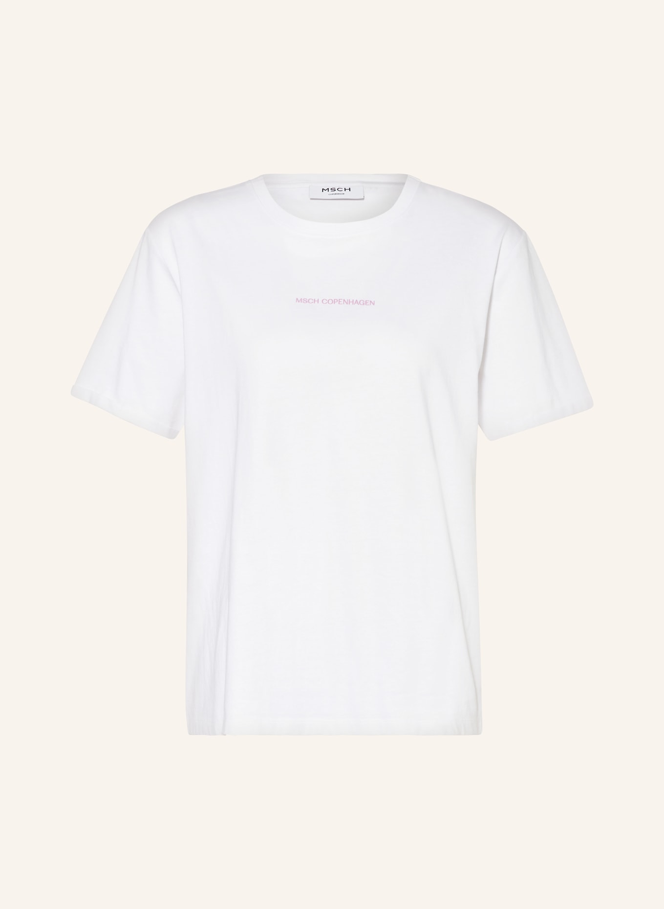 MSCH COPENHAGEN T-shirt MSCHTERINA, Color: WHITE (Image 1)