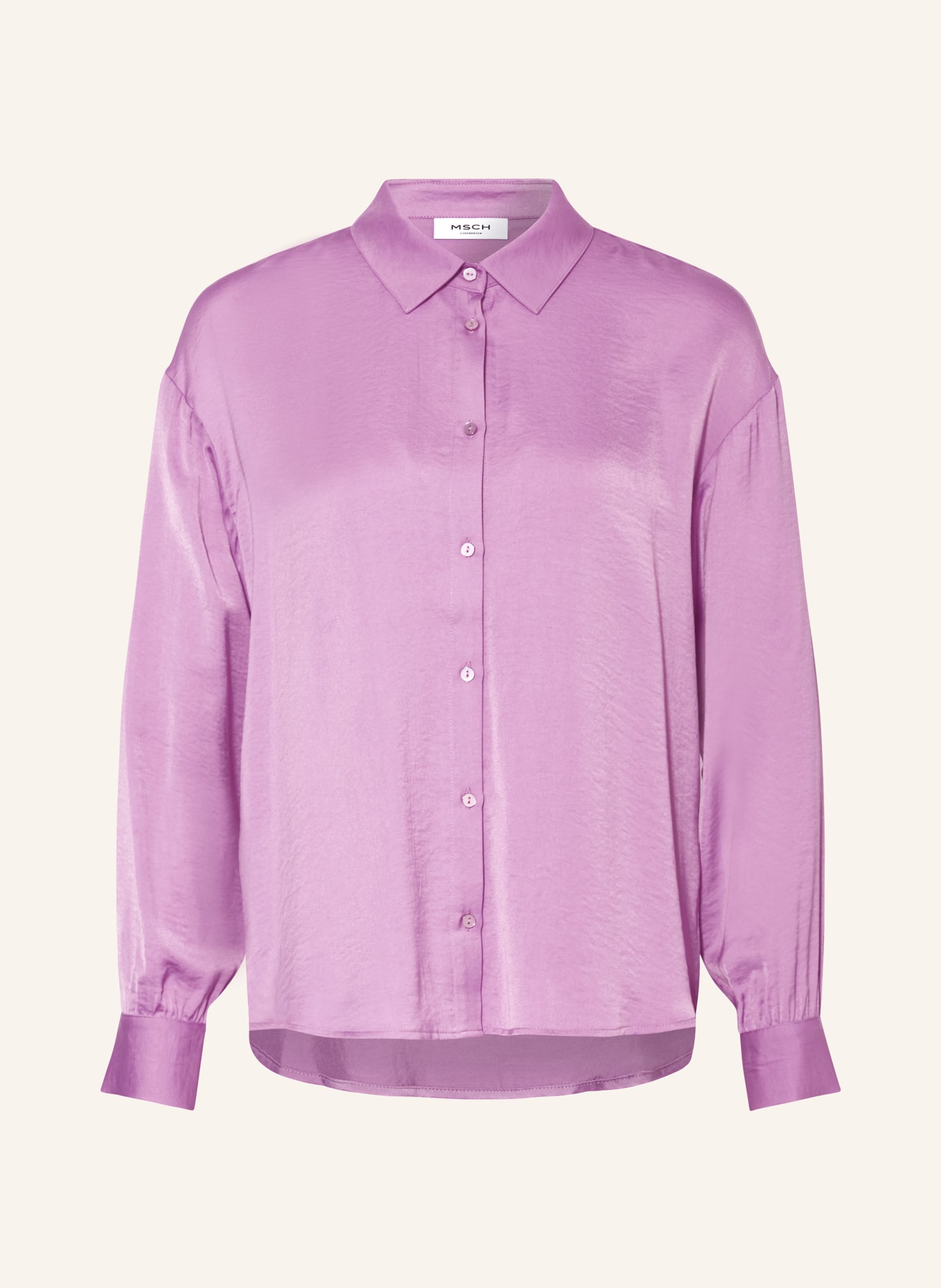 MSCH COPENHAGEN Shirt blouse MSCHSANDELINA MALUCA, Color: LIGHT PURPLE (Image 1)