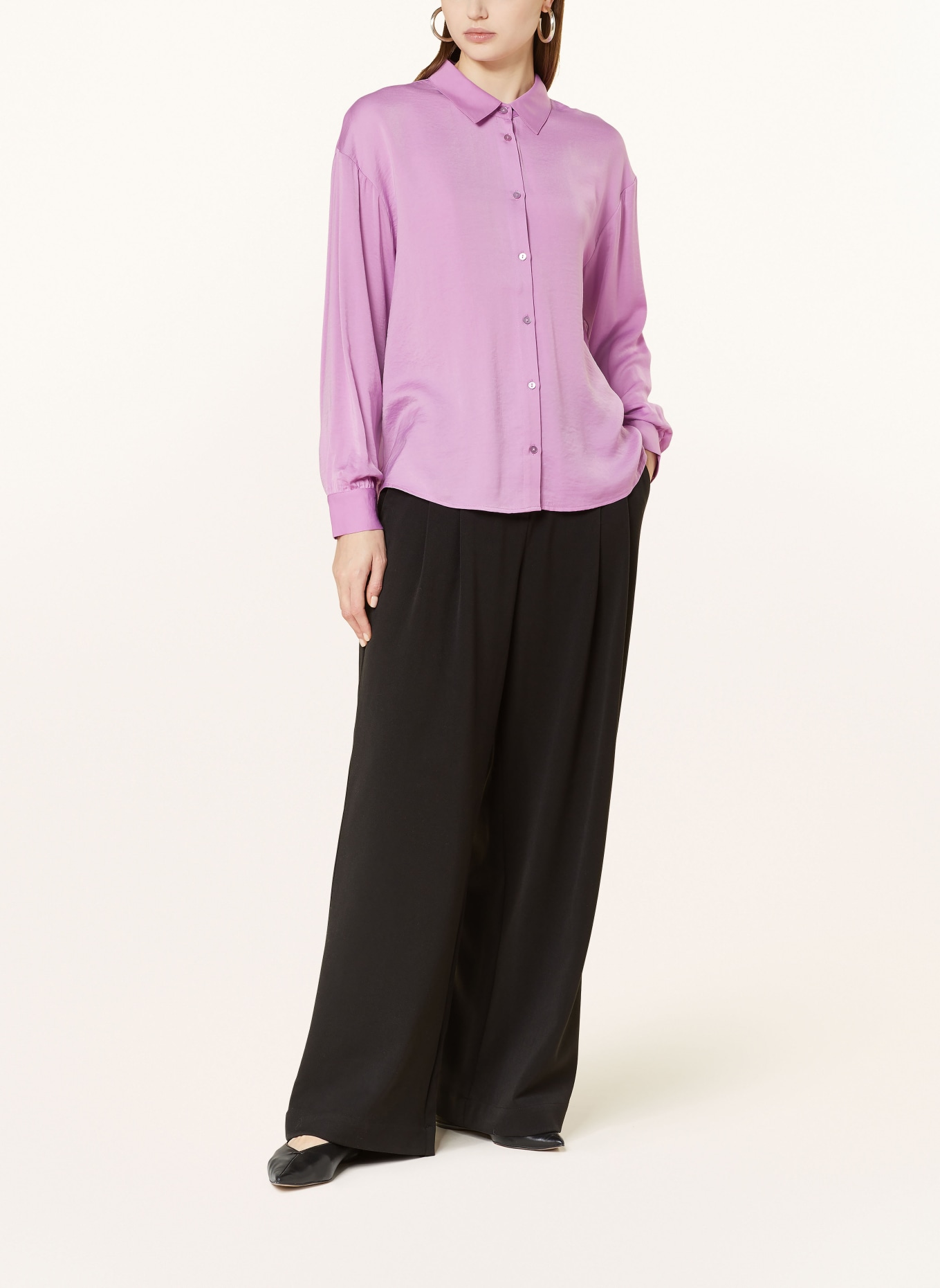 MSCH COPENHAGEN Shirt blouse MSCHSANDELINA MALUCA, Color: LIGHT PURPLE (Image 2)