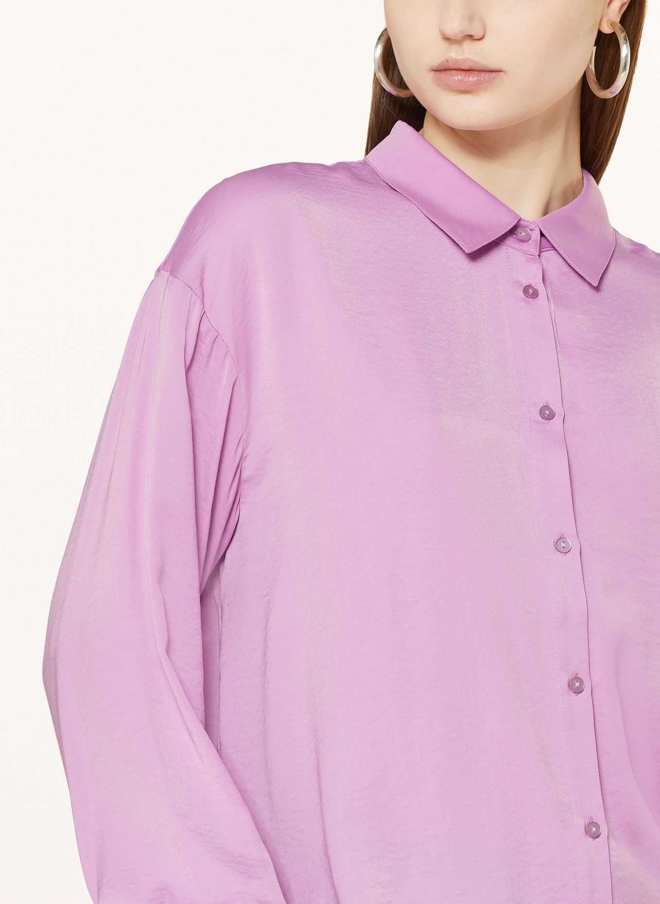 MSCH COPENHAGEN Shirt blouse MSCHSANDELINA MALUCA, Color: LIGHT PURPLE (Image 4)