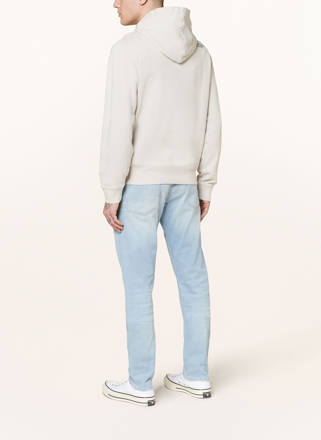 Replay blue discount jeans hoodie