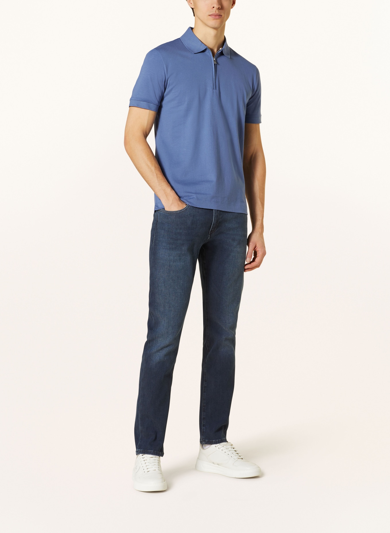 BOSS Jeans DELAWARE Slim Fit, Farbe: 421 MEDIUM BLUE (Bild 2)