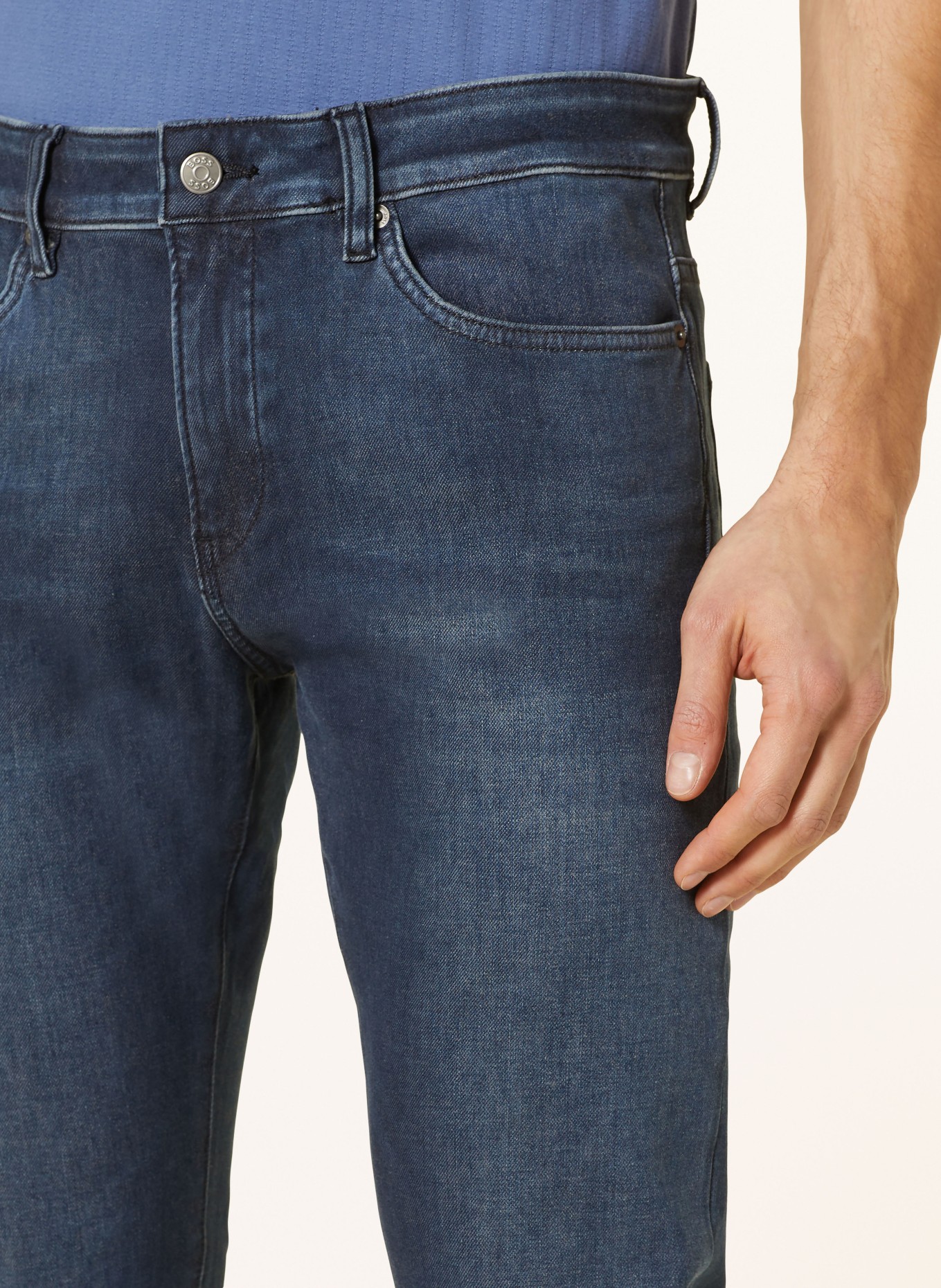 BOSS Jeans DELAWARE Slim Fit, Farbe: 421 MEDIUM BLUE (Bild 5)