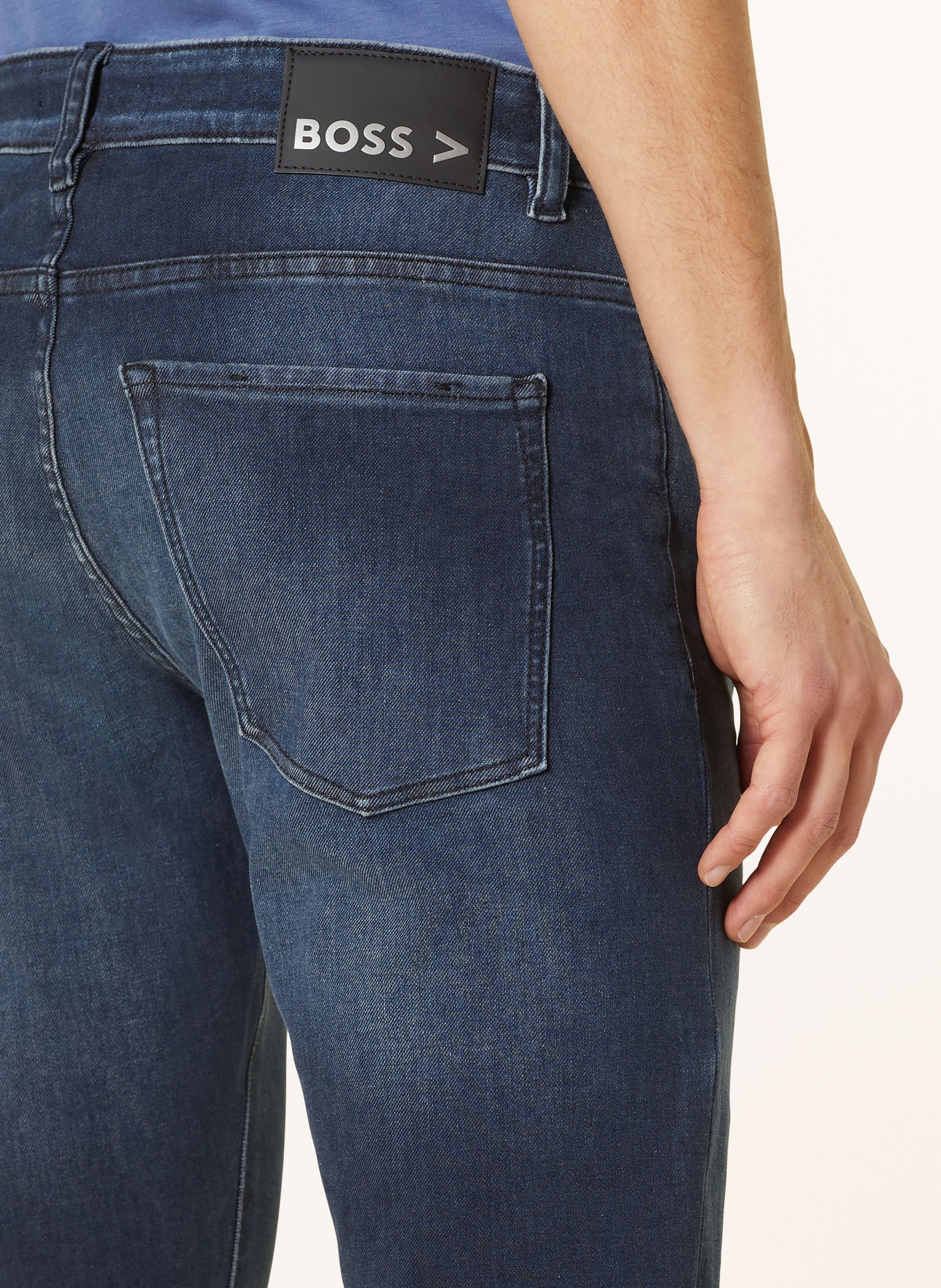 BOSS Jeans DELAWARE Slim Fit, Farbe: 421 MEDIUM BLUE (Bild 6)