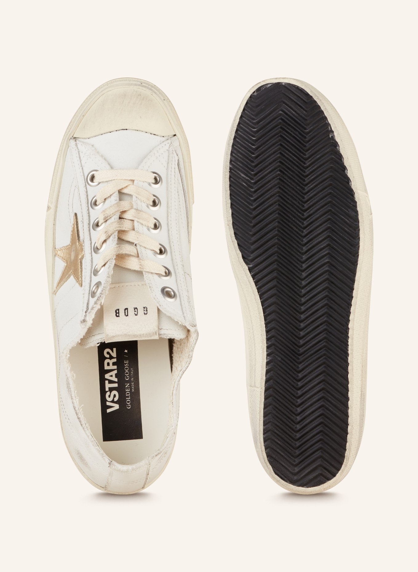 GOLDEN GOOSE Sneakers V-STAR 2, Color: WHITE (Image 5)