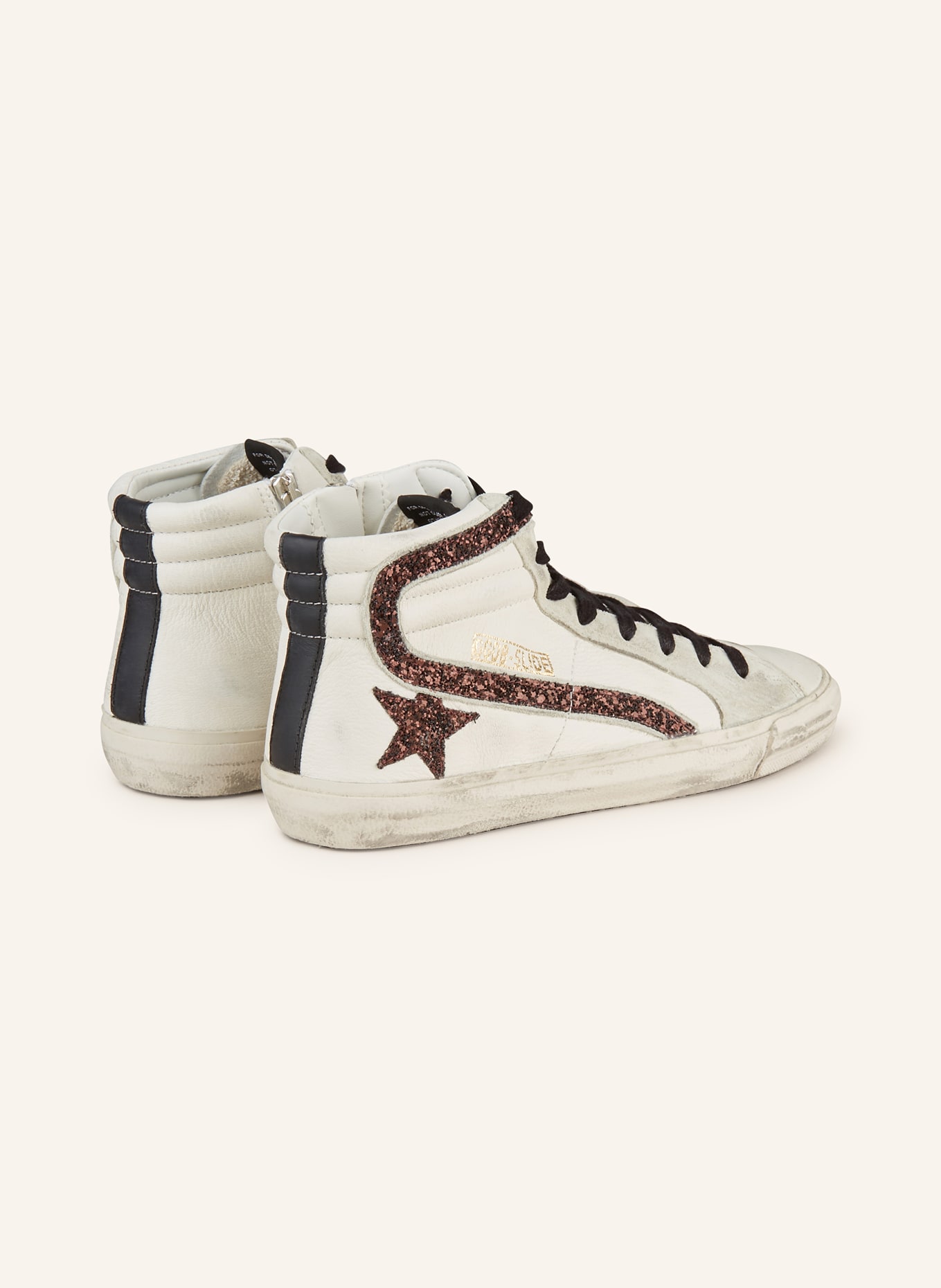 GOLDEN GOOSE High-top sneakers SLIDE, Color: WHITE (Image 2)