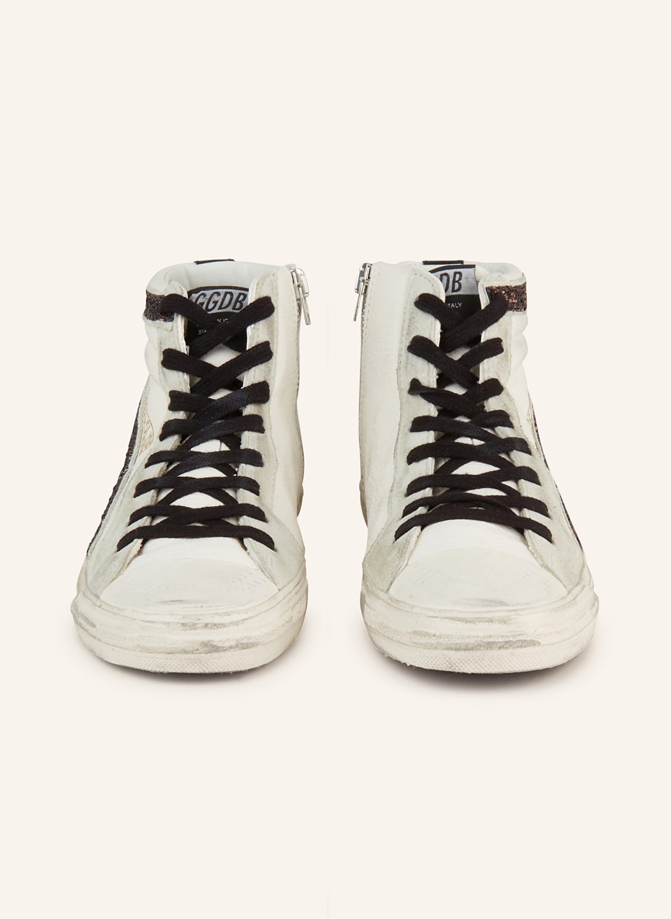 GOLDEN GOOSE High-top sneakers SLIDE, Color: WHITE (Image 3)