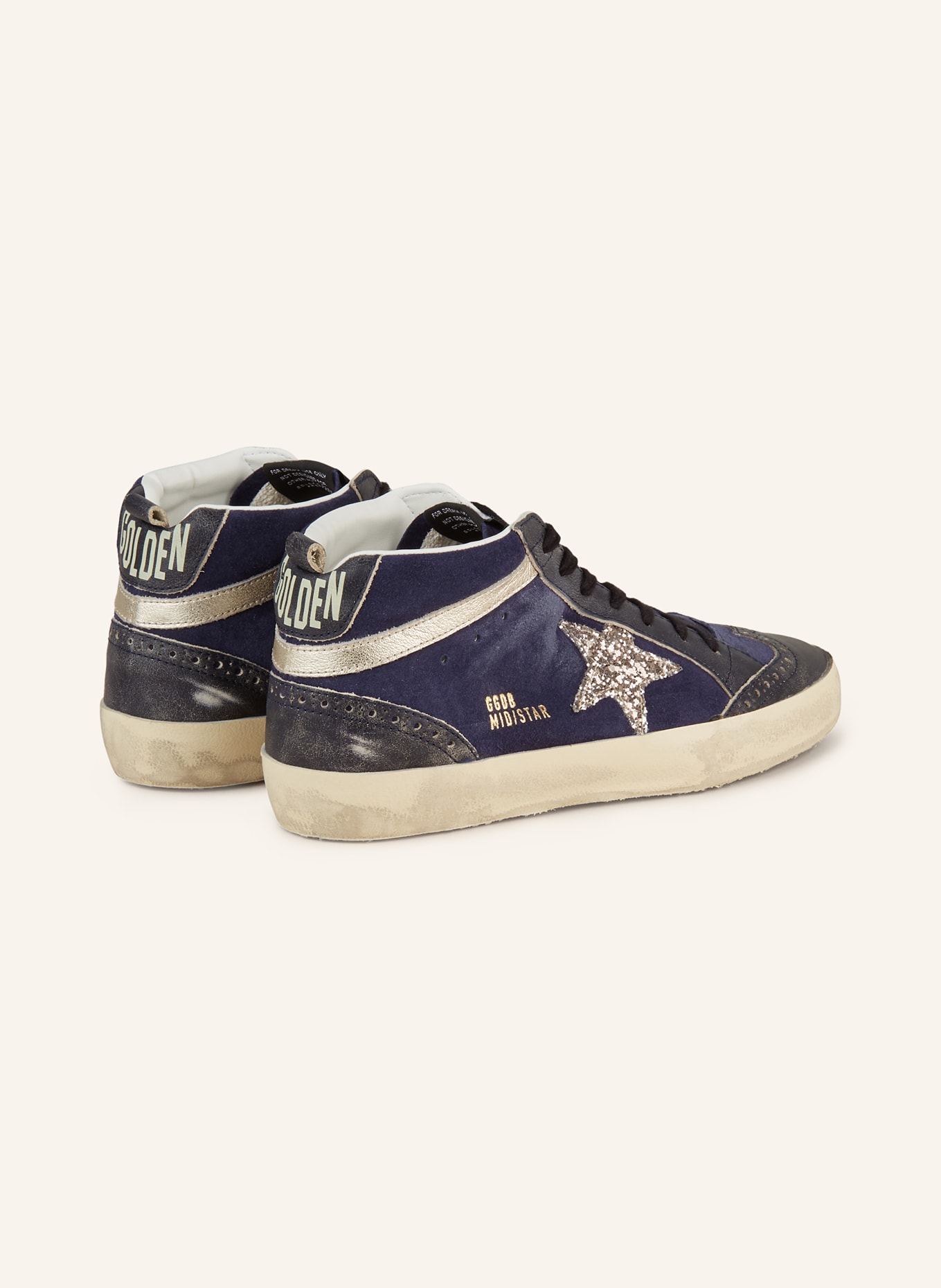 GOLDEN GOOSE Sneakers MID STAR, Color: BLUE (Image 2)