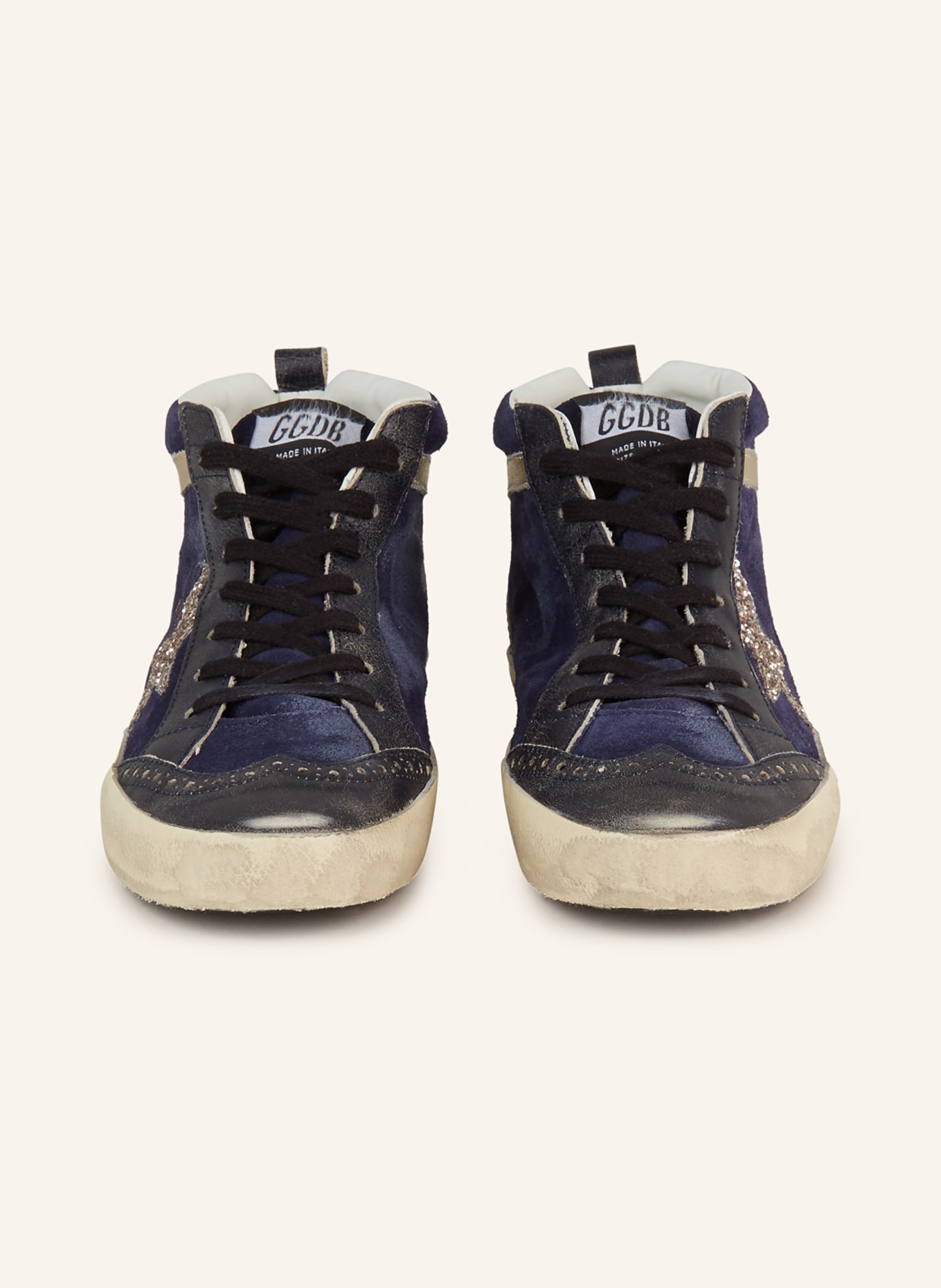 GOLDEN GOOSE Sneakers MID STAR, Color: BLUE (Image 3)