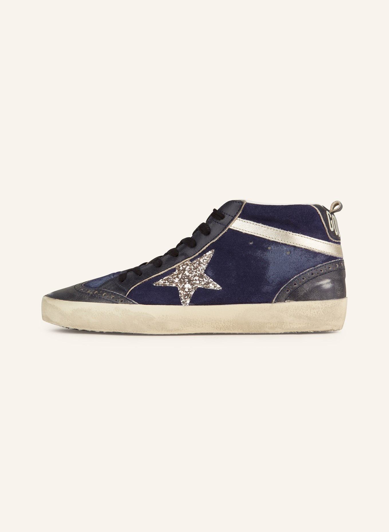 GOLDEN GOOSE Sneakers MID STAR, Color: BLUE (Image 4)