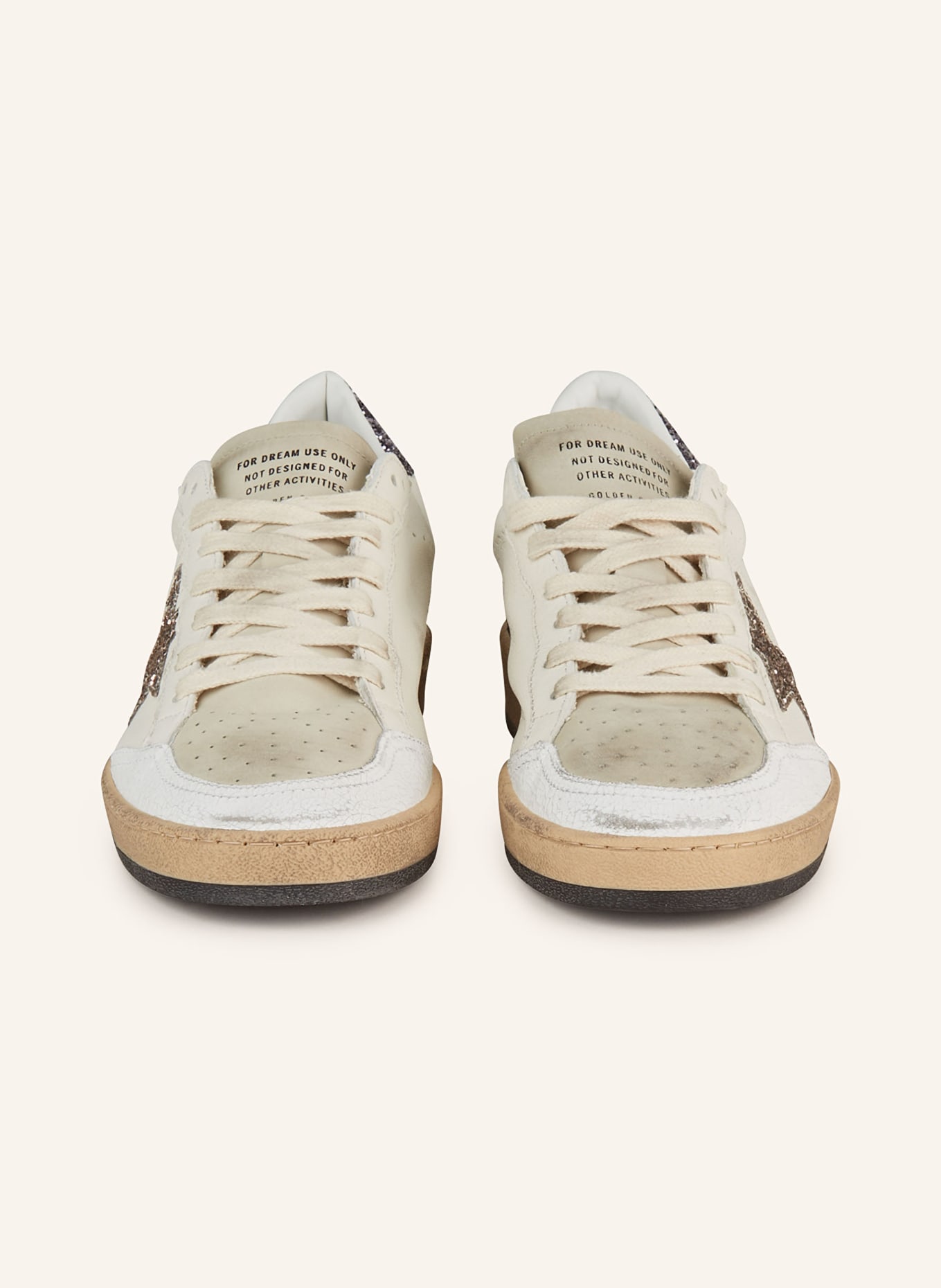 GOLDEN GOOSE Sneakers BALL STAR, Color: WHITE/ SILVER (Image 3)