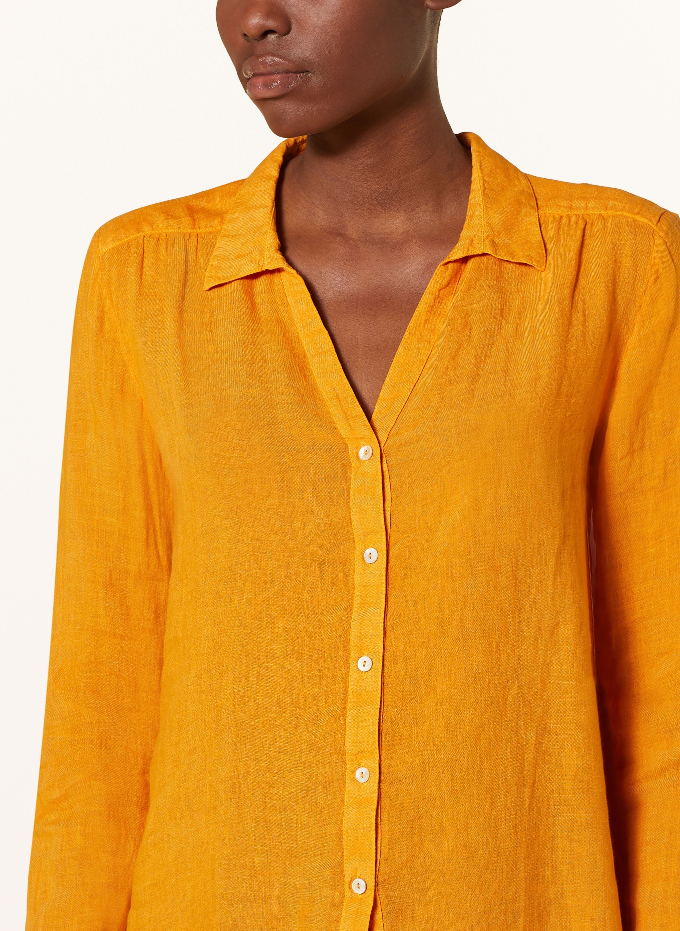 Dark yellow blouse sales