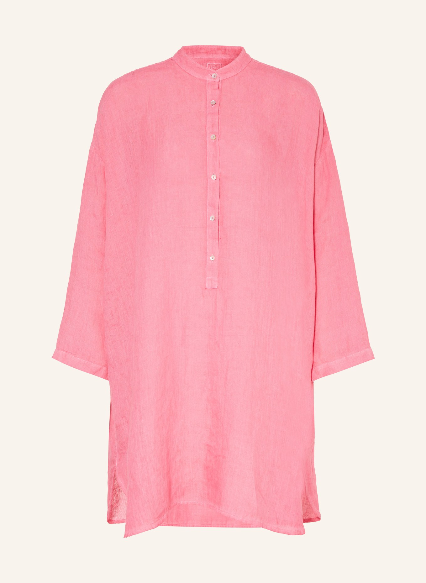 120%lino Beach dress made of linen, Color: PINK (Image 1)