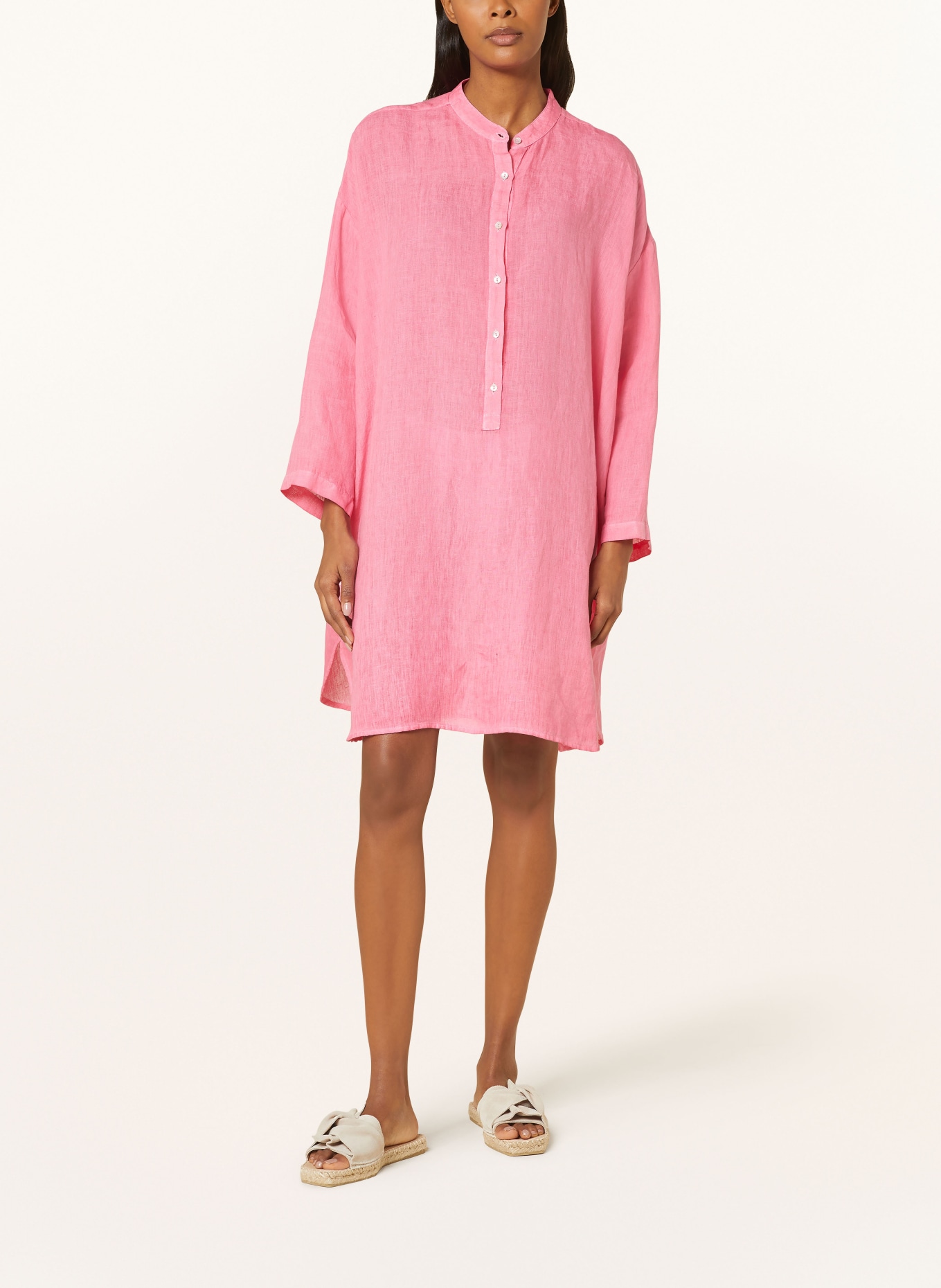 120%lino Beach dress made of linen, Color: PINK (Image 2)