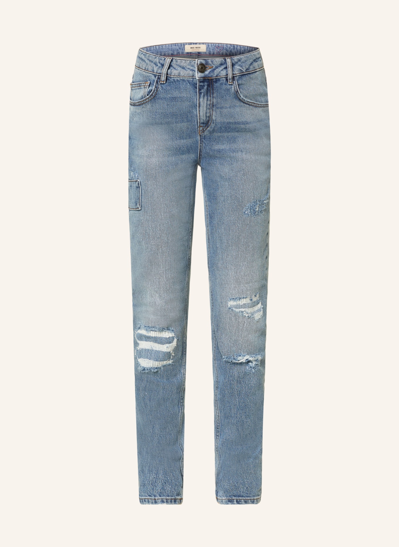 MOS MOSH Boyfriend jeans MMBRADFORD MONDRA, Color: 401 BLUE (Image 1)