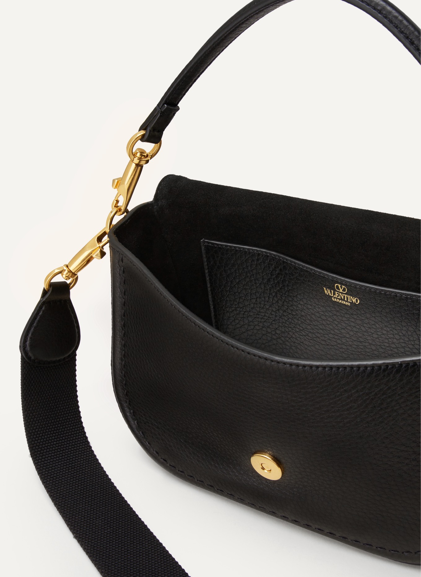 VALENTINO GARAVANI Crossbody bag VLOGO ALLTIME, Color: BLACK (Image 3)