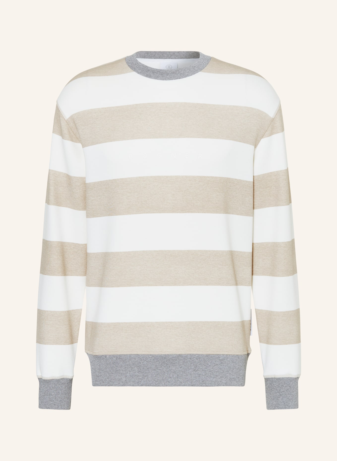 BOGNER Sweatshirt HANJO, Color: CREAM/ BEIGE (Image 1)