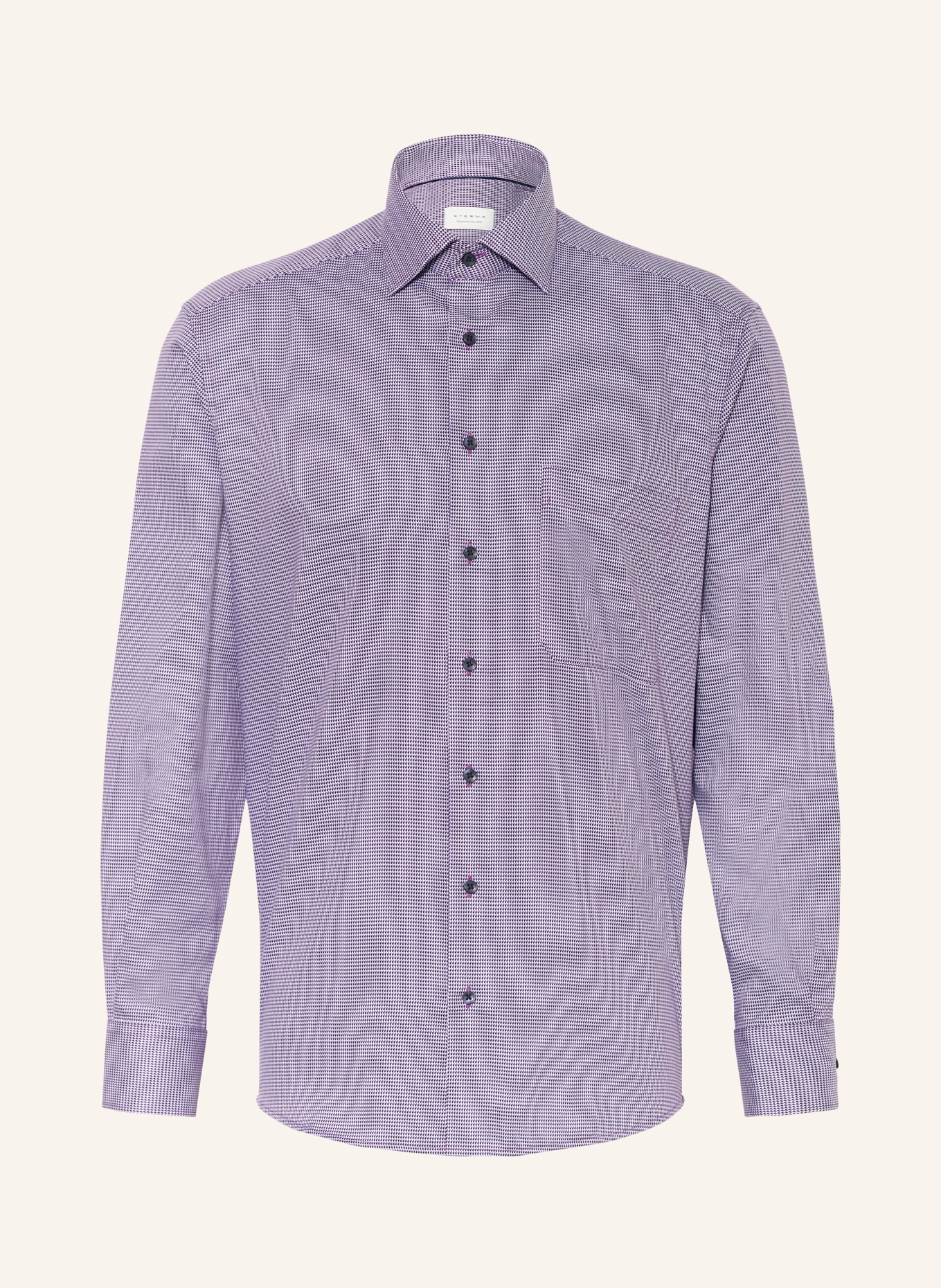 ETERNA Shirt comfort fit, Color: PURPLE/ DARK PURPLE/ WHITE (Image 1)