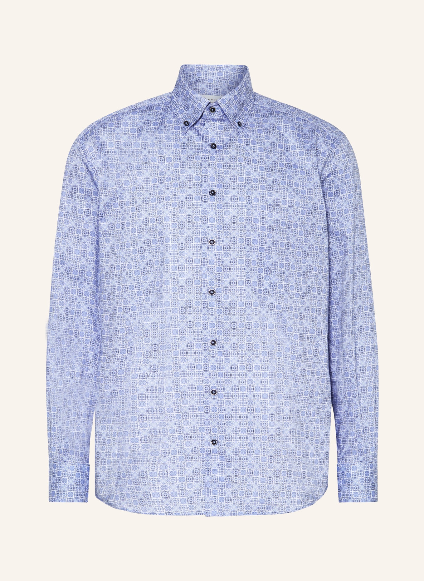ETERNA Shirt comfort fit, Color: BLUE/ WHITE (Image 1)