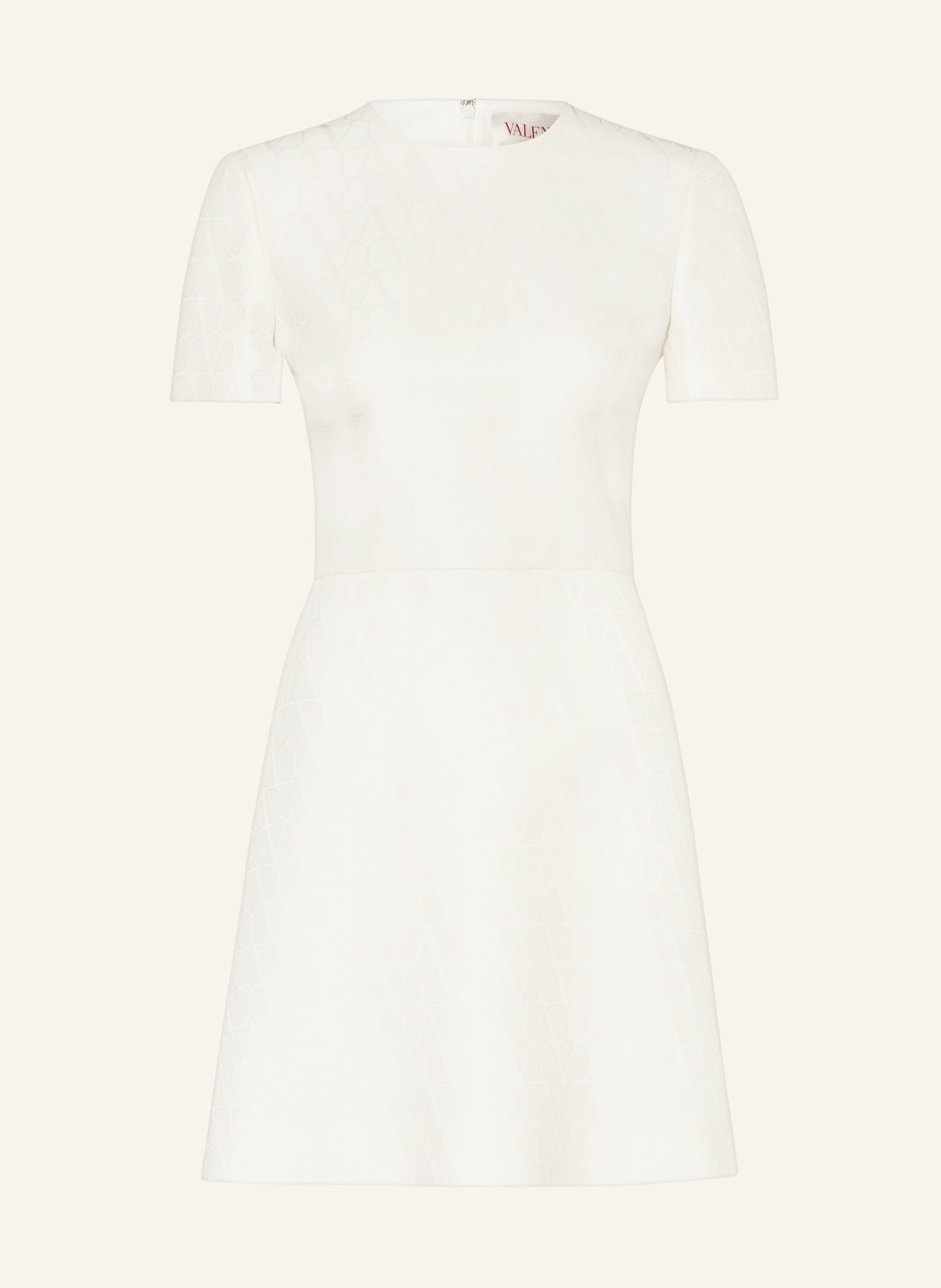 VALENTINO Sukienka z dodatkiem jedwabiu, Kolor: ECRU (Obrazek 1)