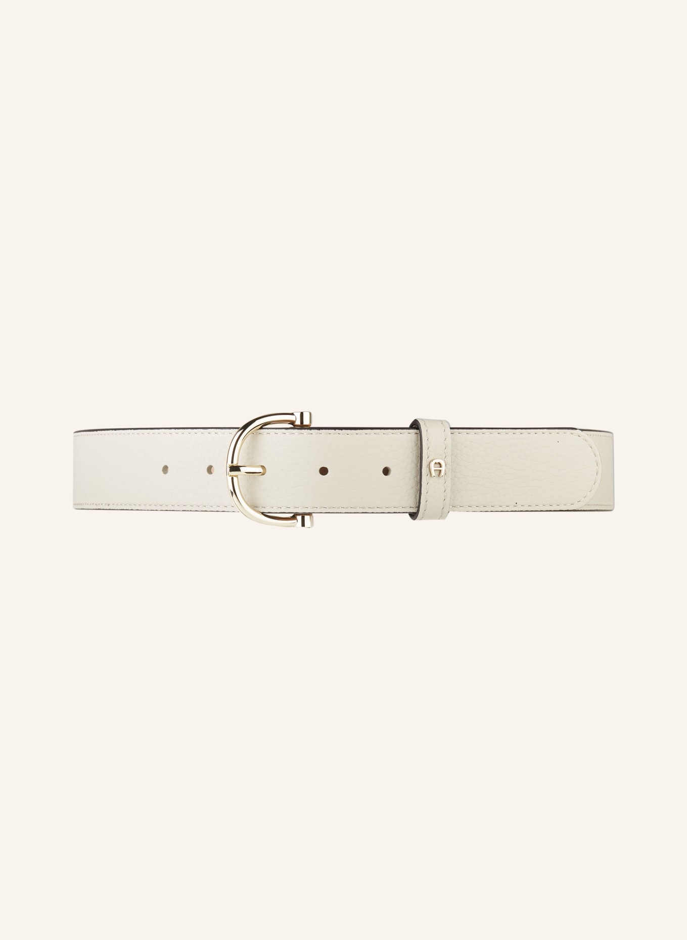 AIGNER Leather belt, Color: CREAM (Image 2)