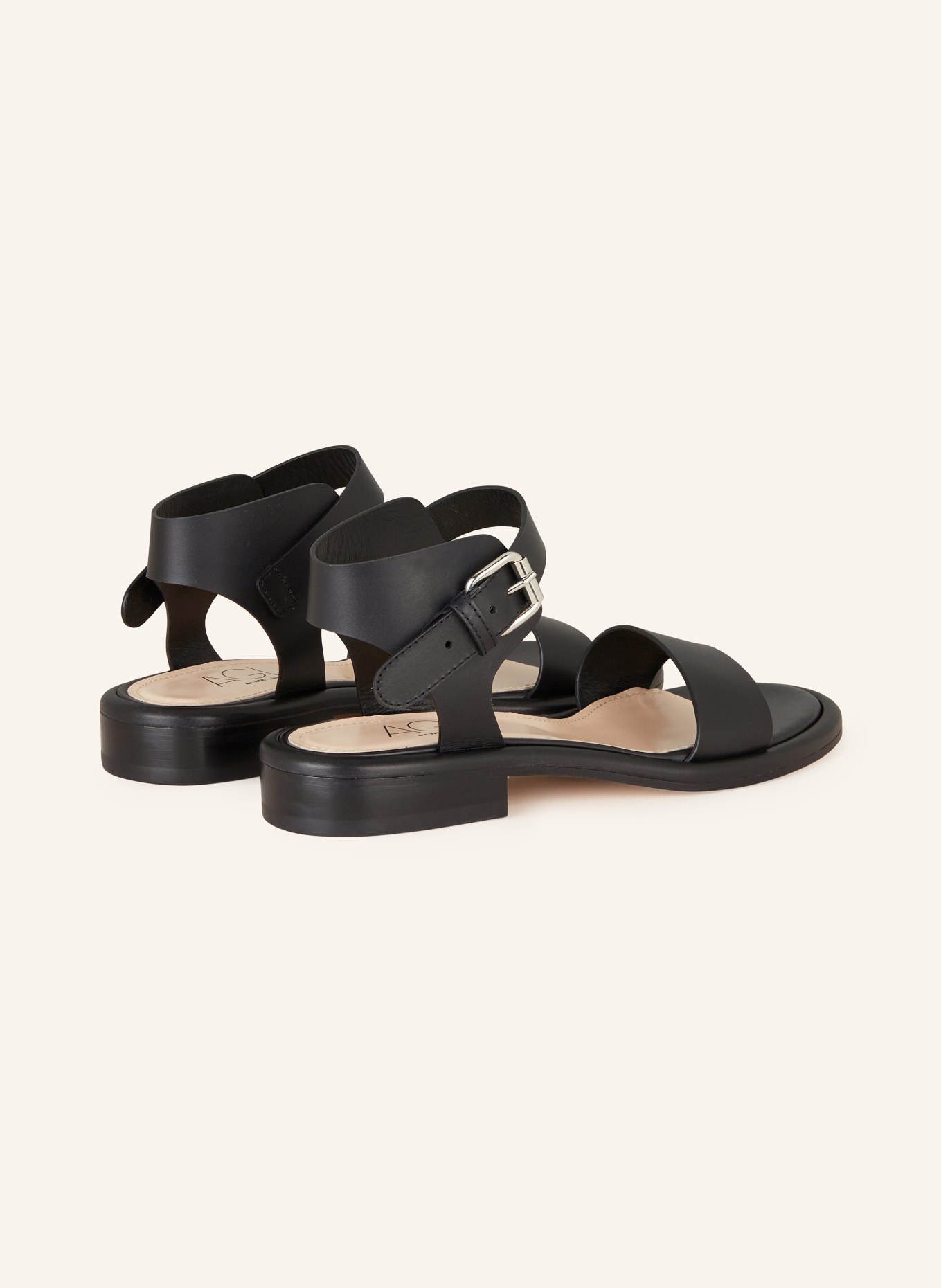 AGL Sandals ALISON, Color: BLACK (Image 2)