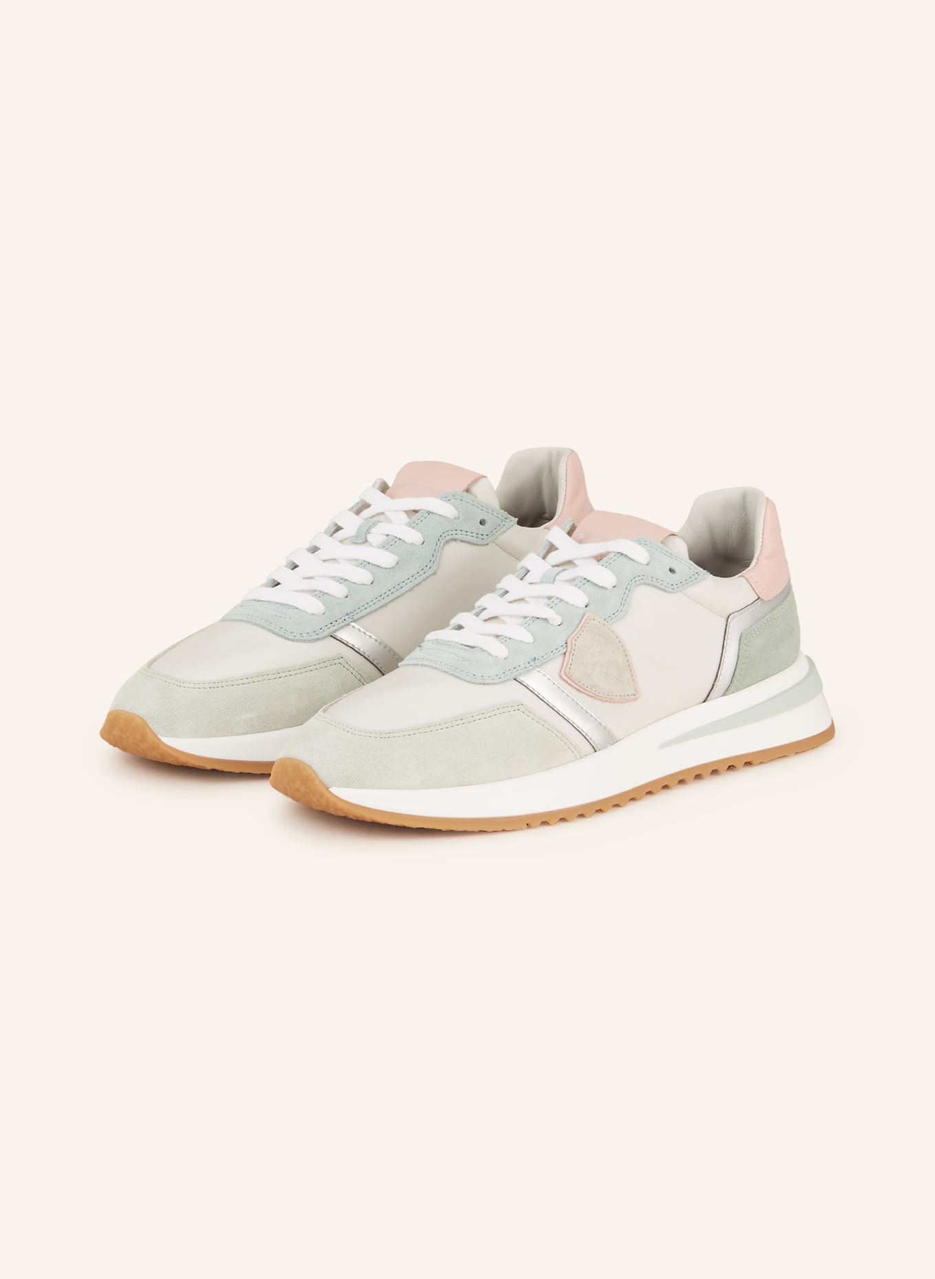 PHILIPPE MODEL Sneakers TROPEZ, Color: MINT/ PINK (Image 1)