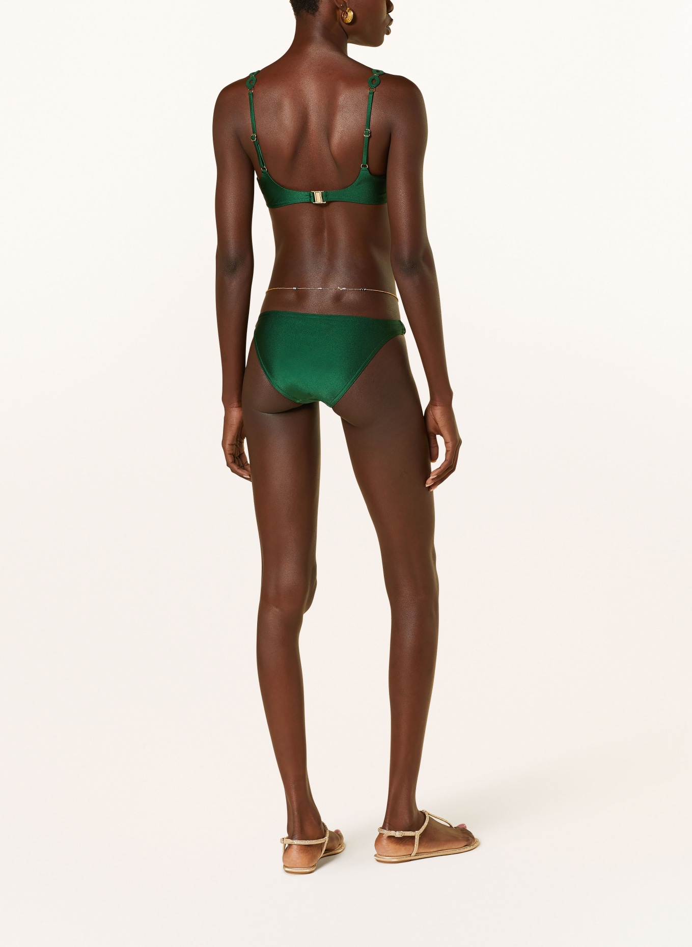ZIMMERMANN Bralette bikini AUGUST, Color: GREEN (Image 3)