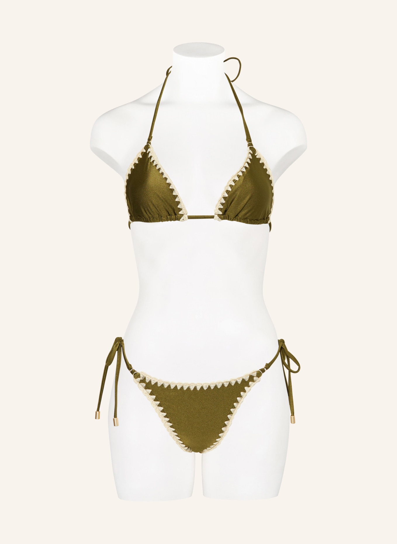 ZIMMERMANN Triangle bikini JUNIE, Color: OLIVE (Image 2)