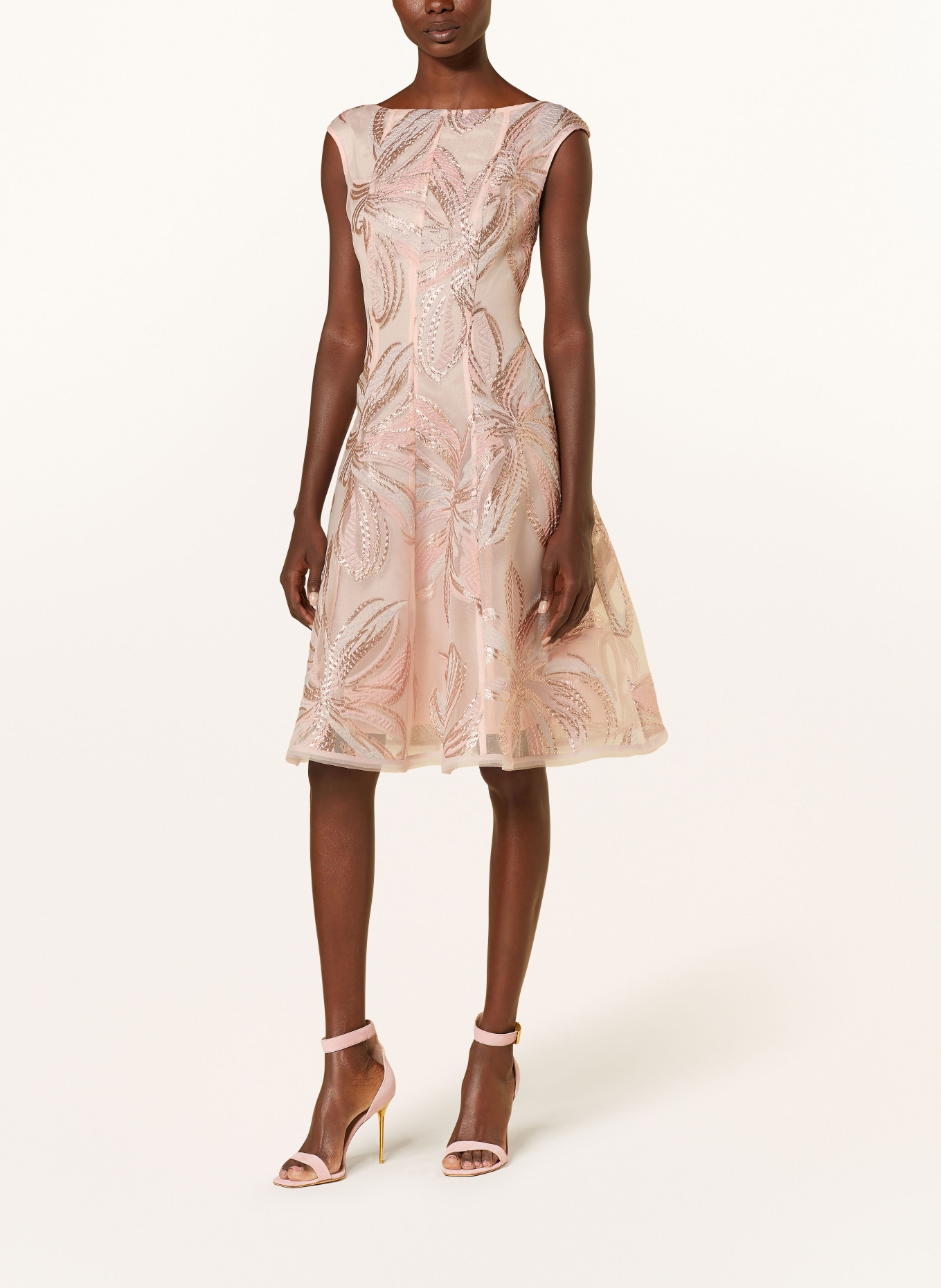 TALBOT RUNHOF Cocktail dress with glitter thread, Color: PINK/ ROSE (Image 2)