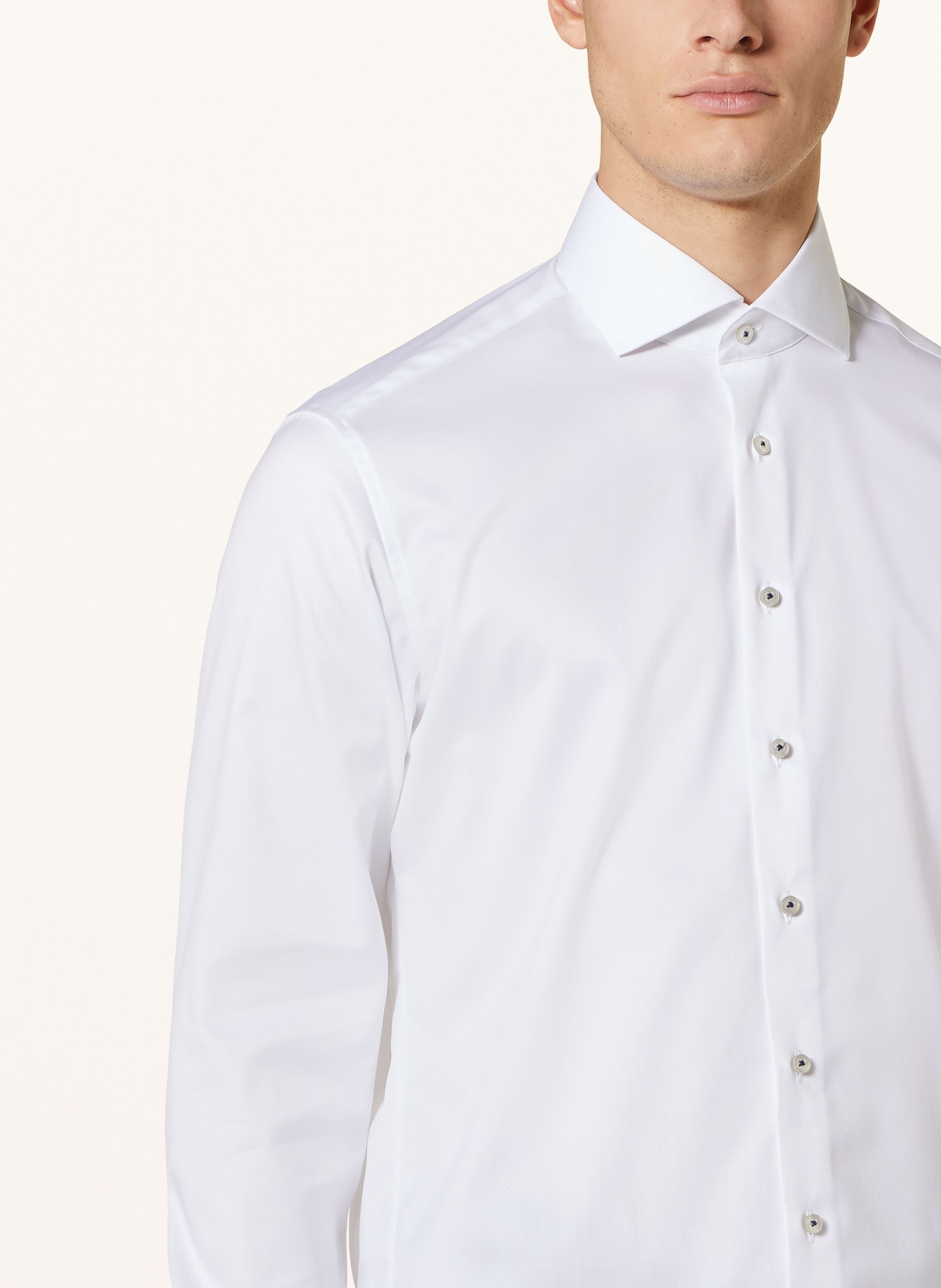 1863 ETERNA modern white Shirt fit in