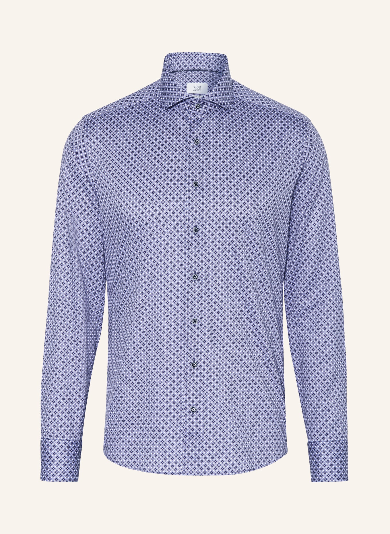 ETERNA 1863 Shirt slim fit, Color: DARK BLUE/ TAUPE/ LIGHT BLUE (Image 1)