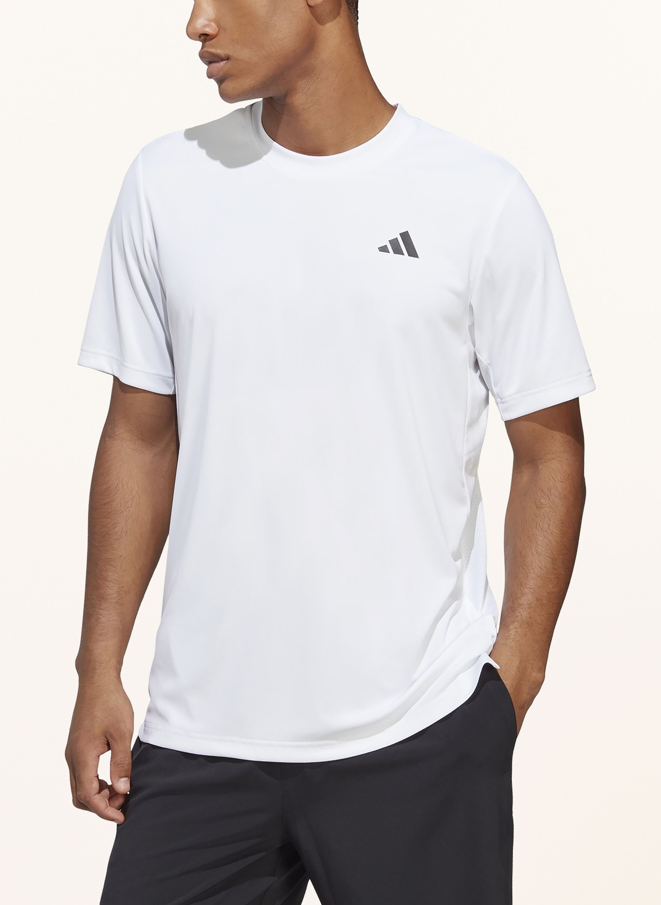 adidas T-shirt CLUB, Color: WHITE (Image 2)