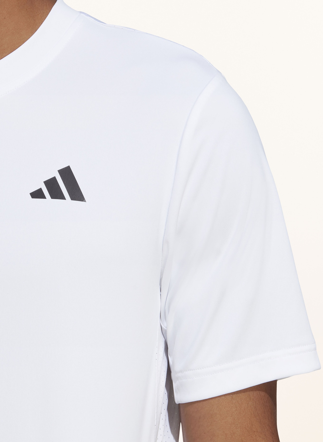adidas T-shirt CLUB, Color: WHITE (Image 4)