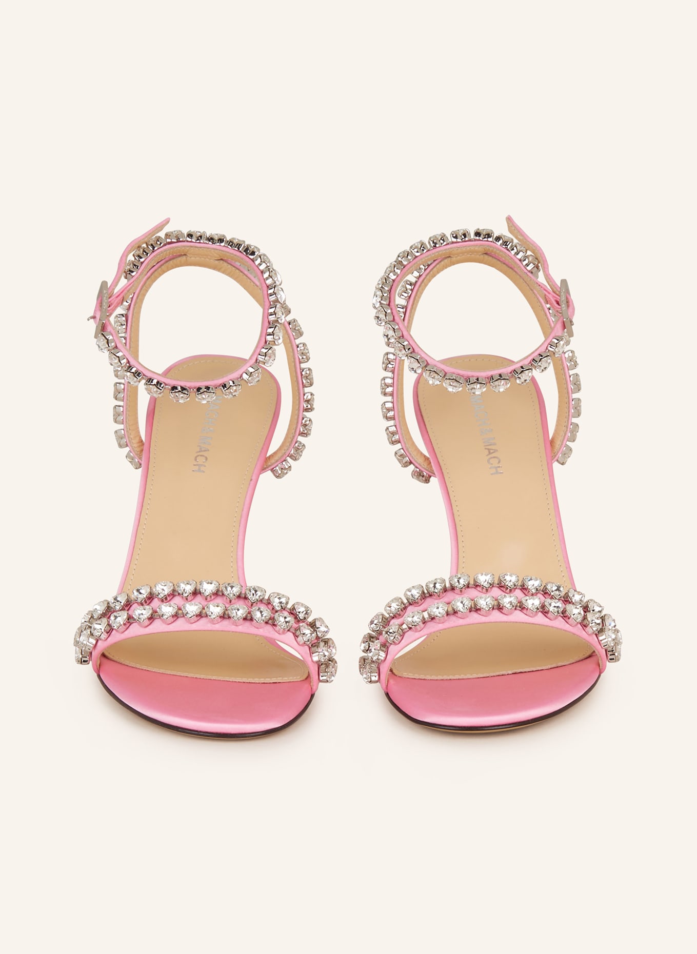 MACH & MACH Sandals AUDREY, Color: PINK/ SILVER (Image 3)
