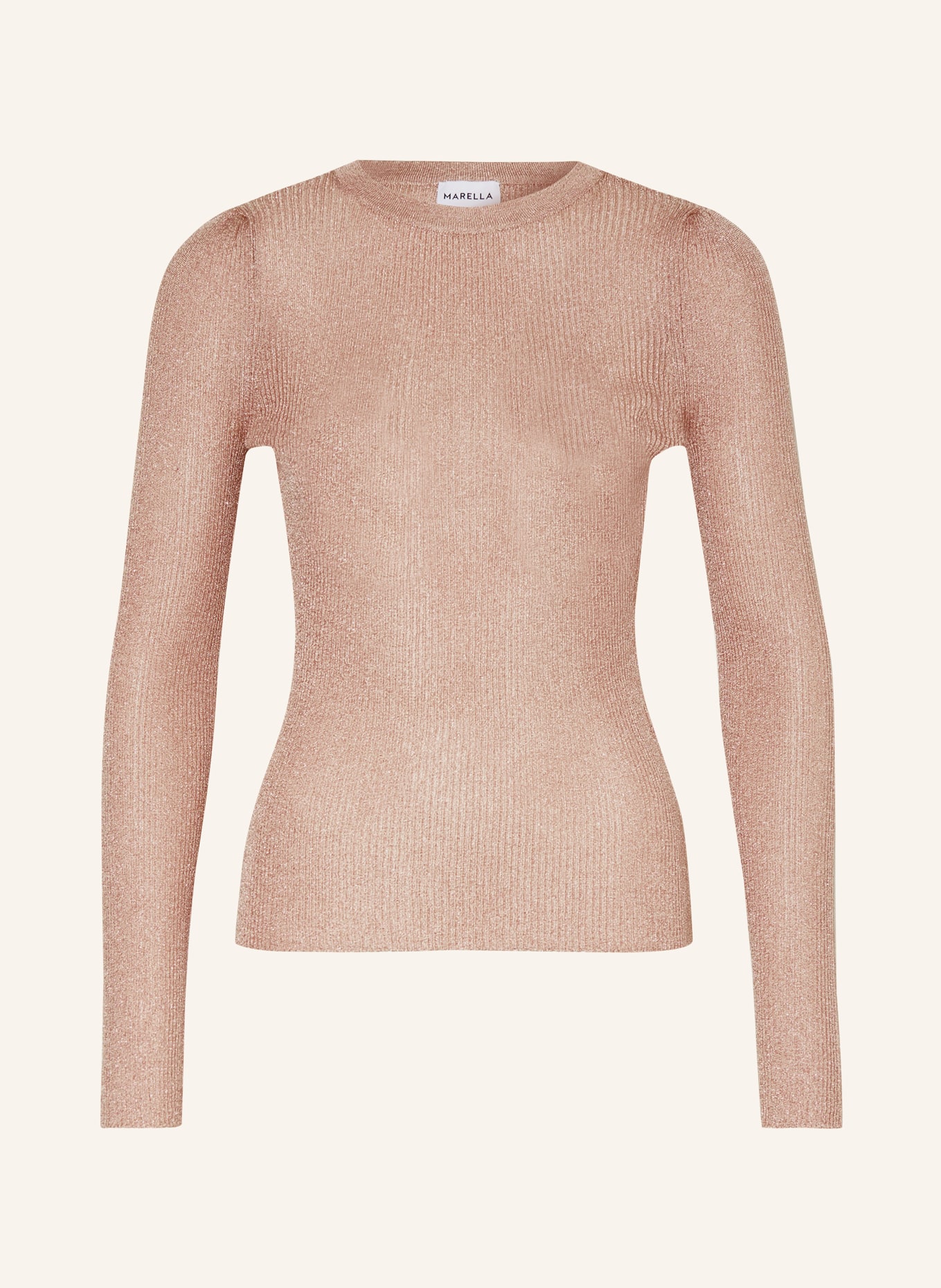 MARELLA Sweater with glitter thread, Color: ROSE (Image 1)