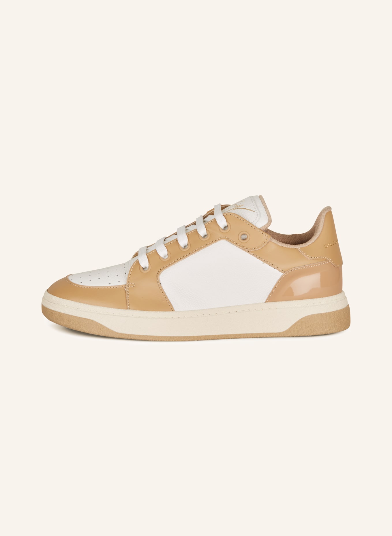 GIUSEPPE ZANOTTI DESIGN Sneakers GZ94, Color: WHITE/ CAMEL (Image 4)