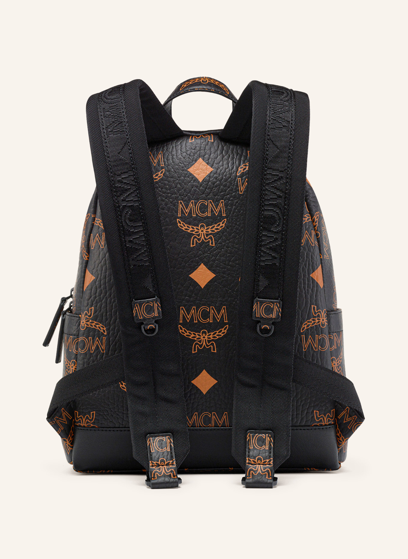 MCM Backpack, Color: BLACK/ COGNAC (Image 2)