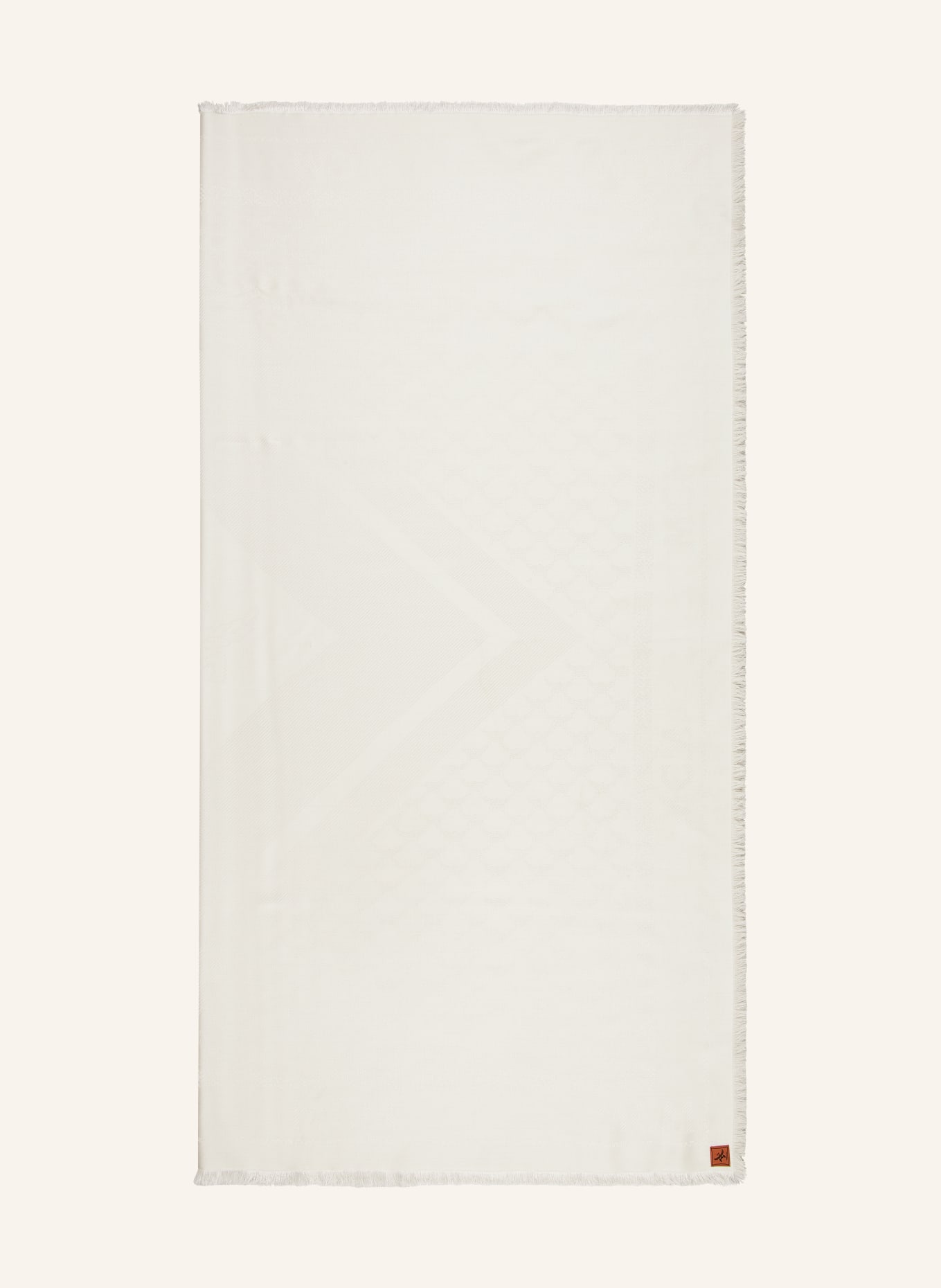 MCM Scarf with silk, Color: CREAM (Image 1)