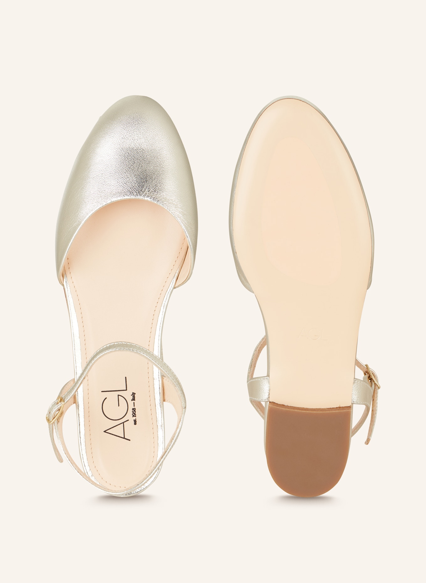 AGL Slingballerinas MILLY, Farbe: SILBER (Bild 5)