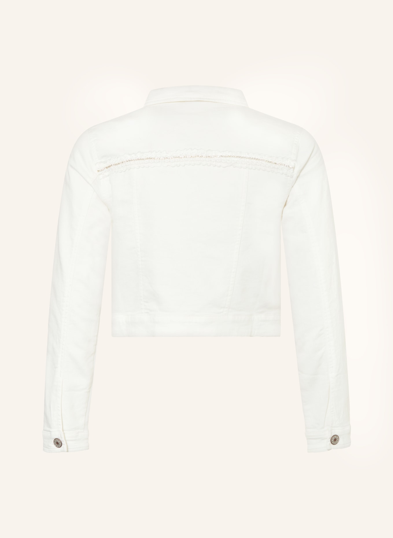 MONNY Krótka kurtka jeansowa, Kolor: ECRU (Obrazek 2)