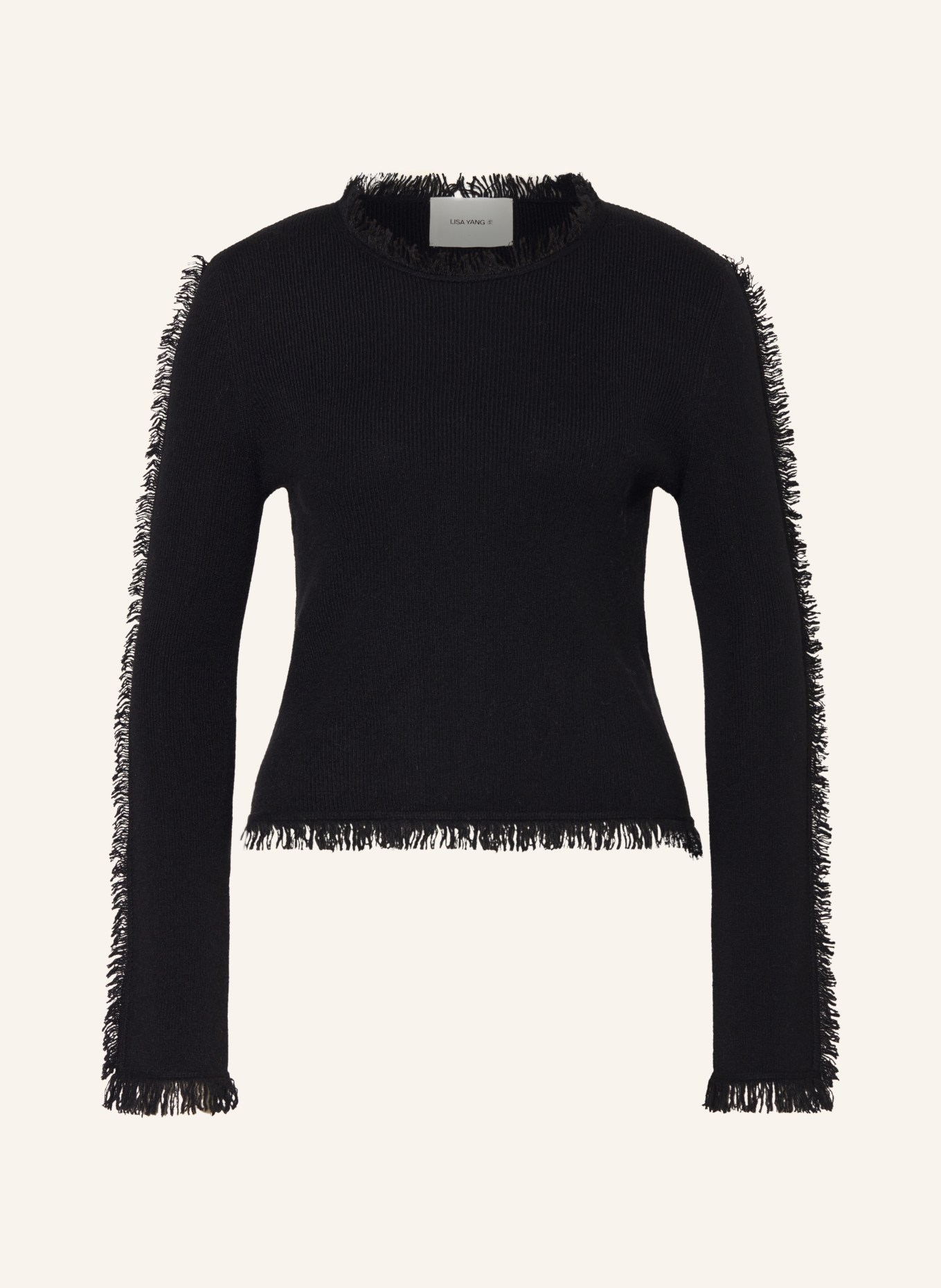 LISA YANG Cashmere sweater, Color: BLACK (Image 1)