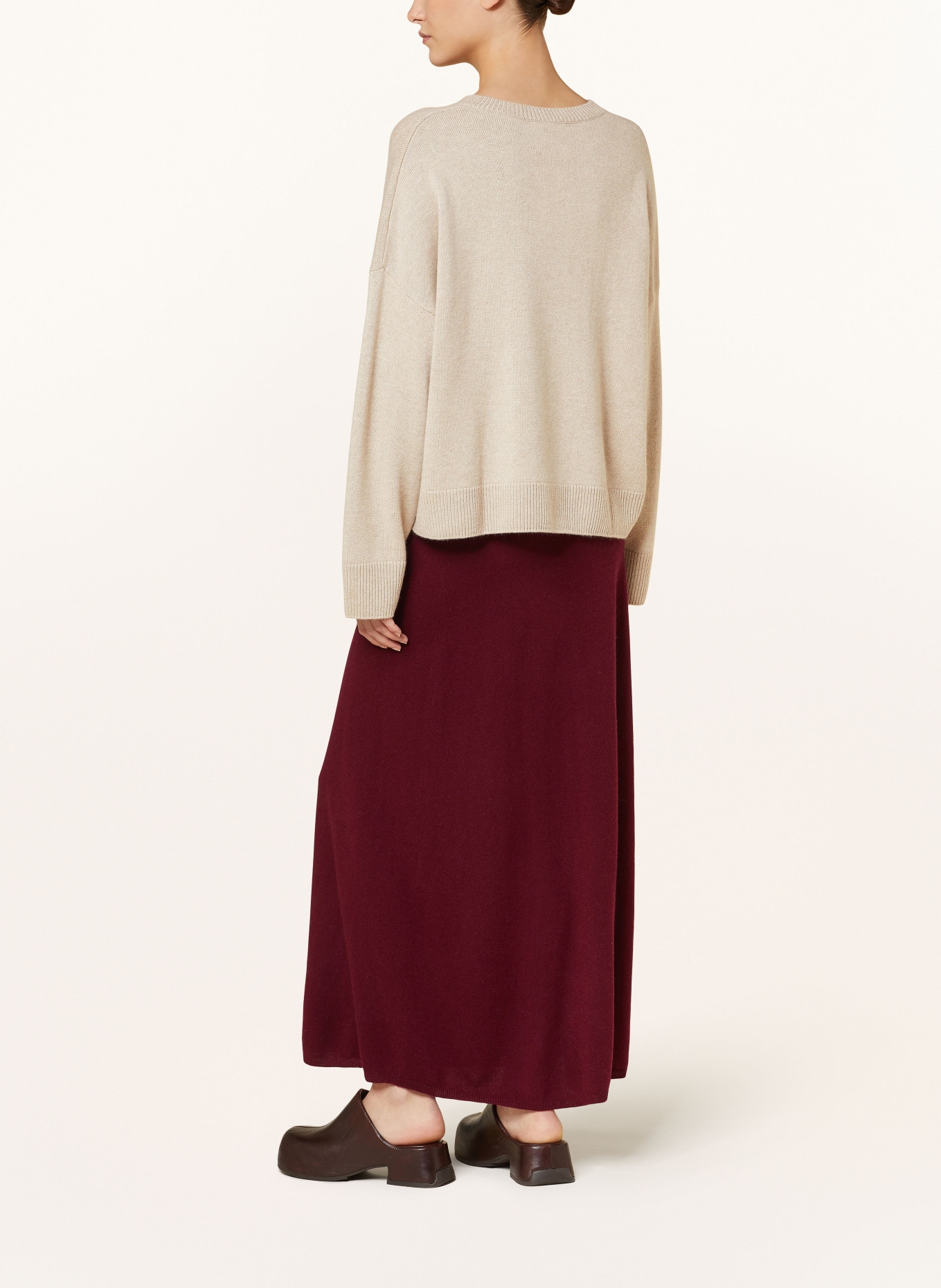 LISA YANG Cashmere sweater, Color: LIGHT BROWN (Image 3)