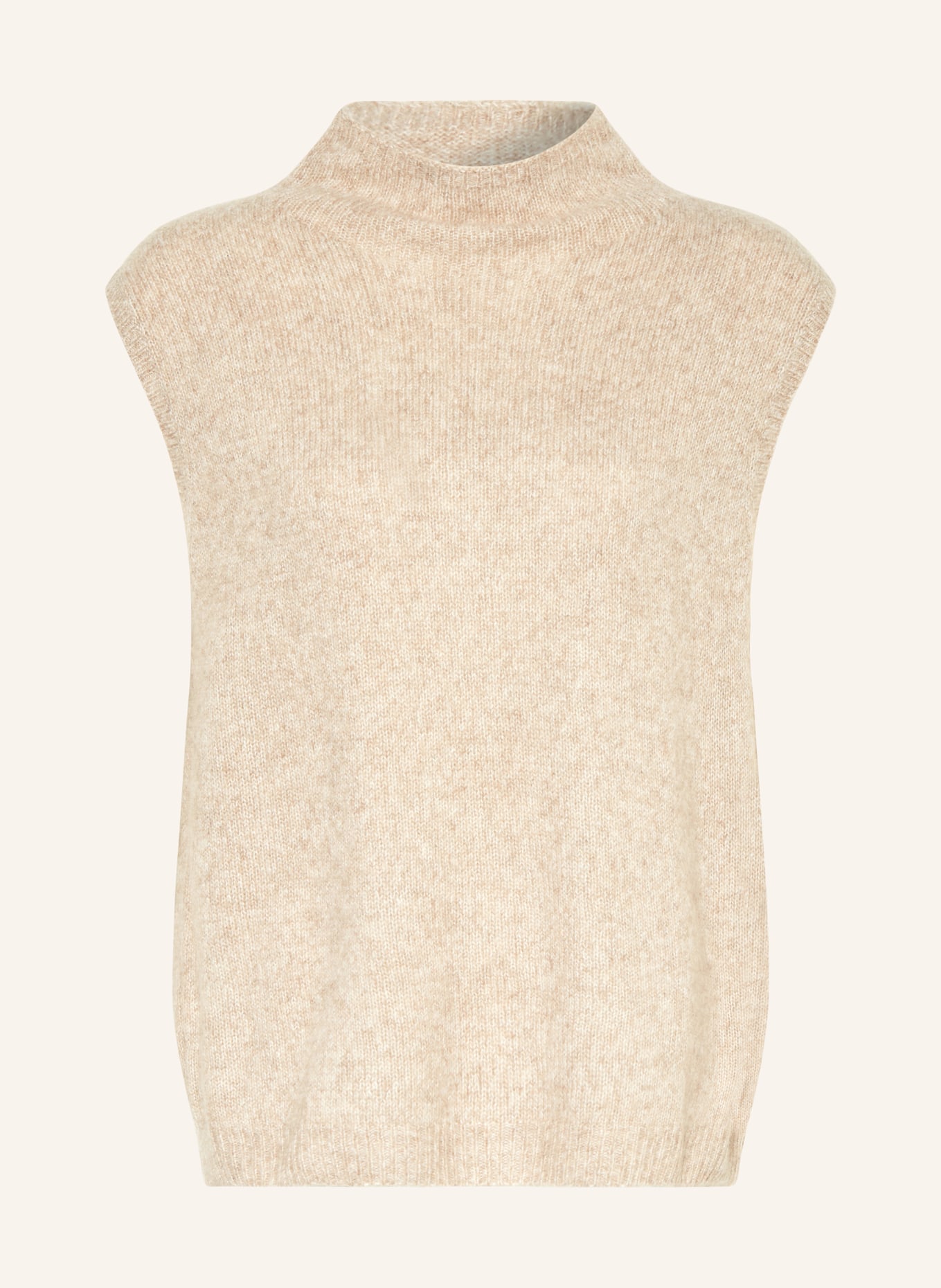 LISA YANG Cashmere sweater vest, Color: LIGHT BROWN (Image 1)