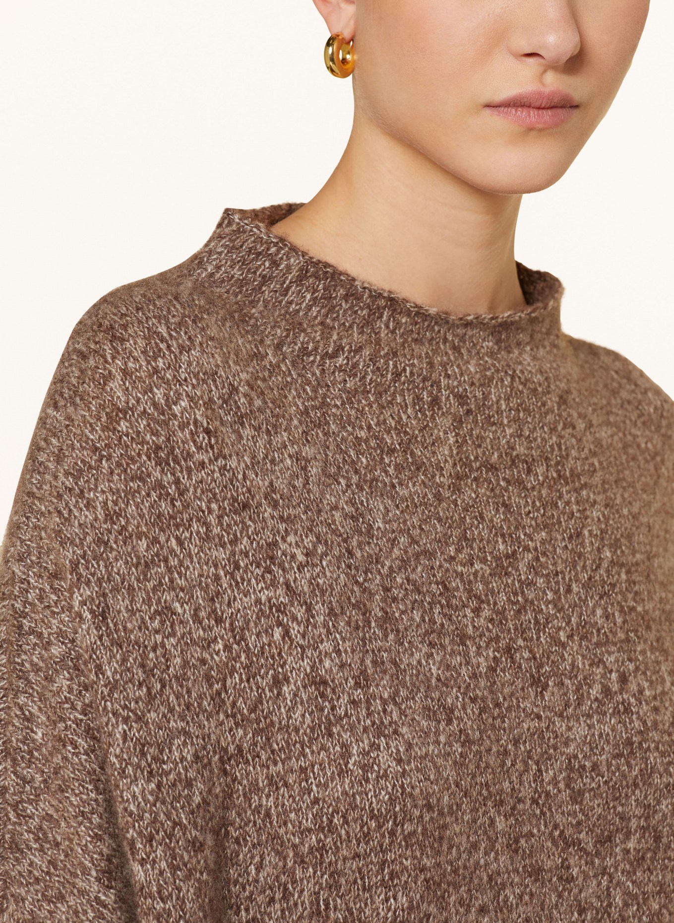 LISA YANG Cashmere sweater, Color: BROWN/ LIGHT BROWN (Image 4)