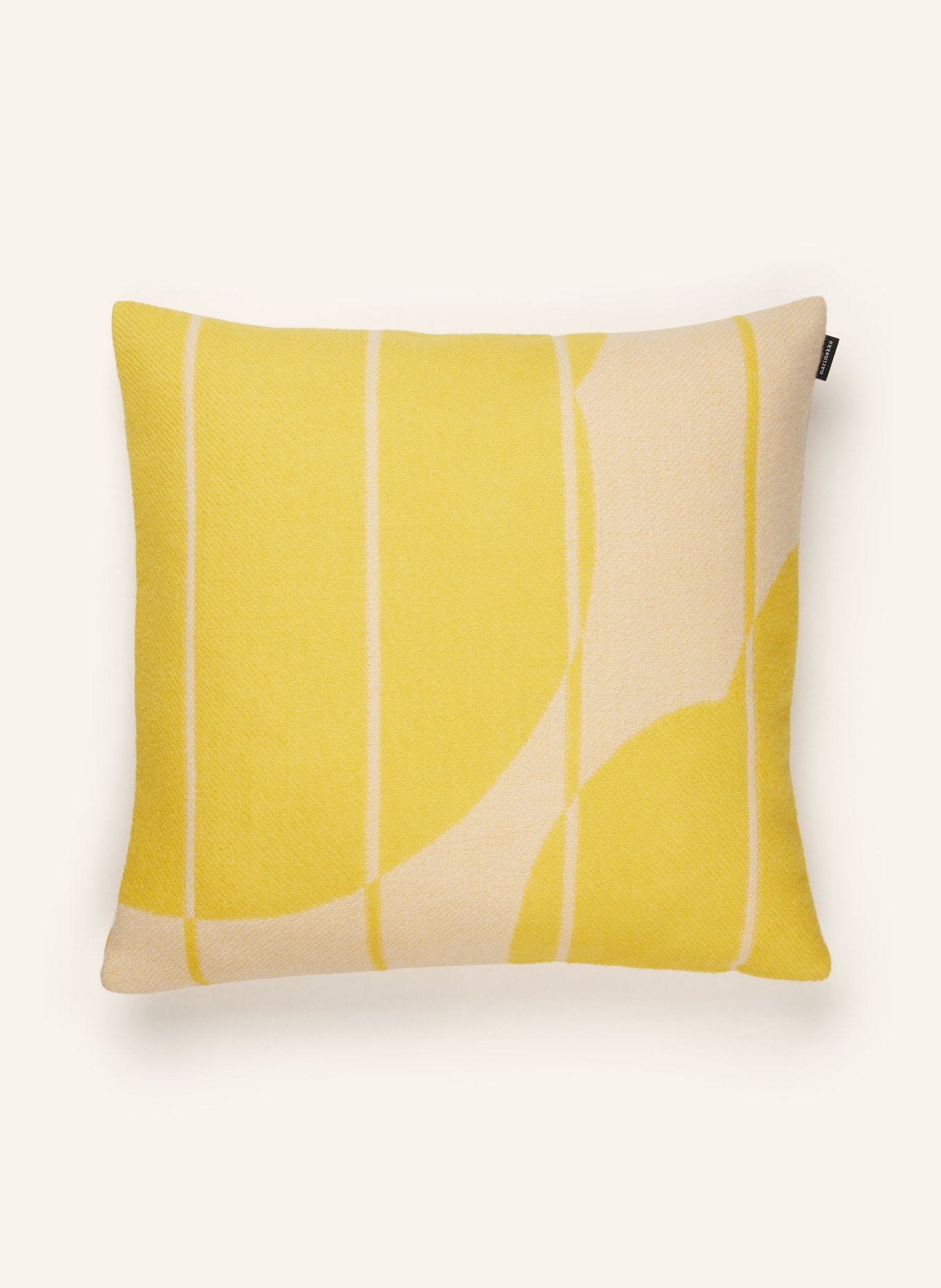 marimekko Decorative cushion cover VESI UNIKKO, Color: YELLOW/ ECRU (Image 1)