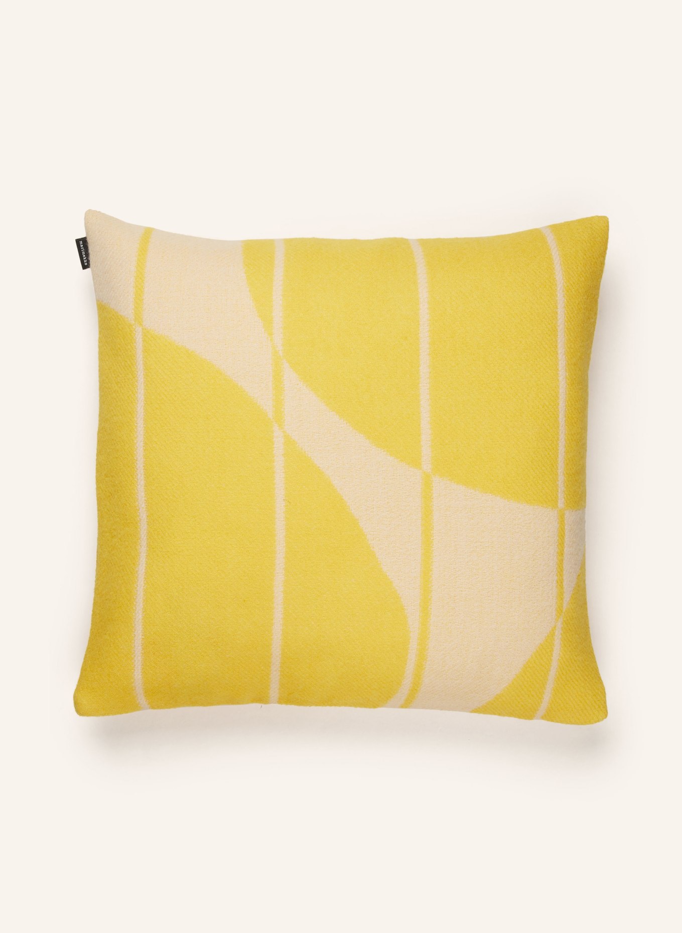 marimekko Decorative cushion cover VESI UNIKKO, Color: YELLOW/ ECRU (Image 2)