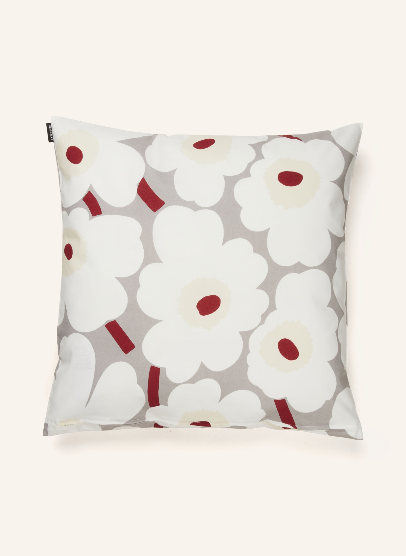 marimekko Decorative cushion cover PIENI UNIKKO, Color: ECRU/ WHITE/ GRAY (Image 2)