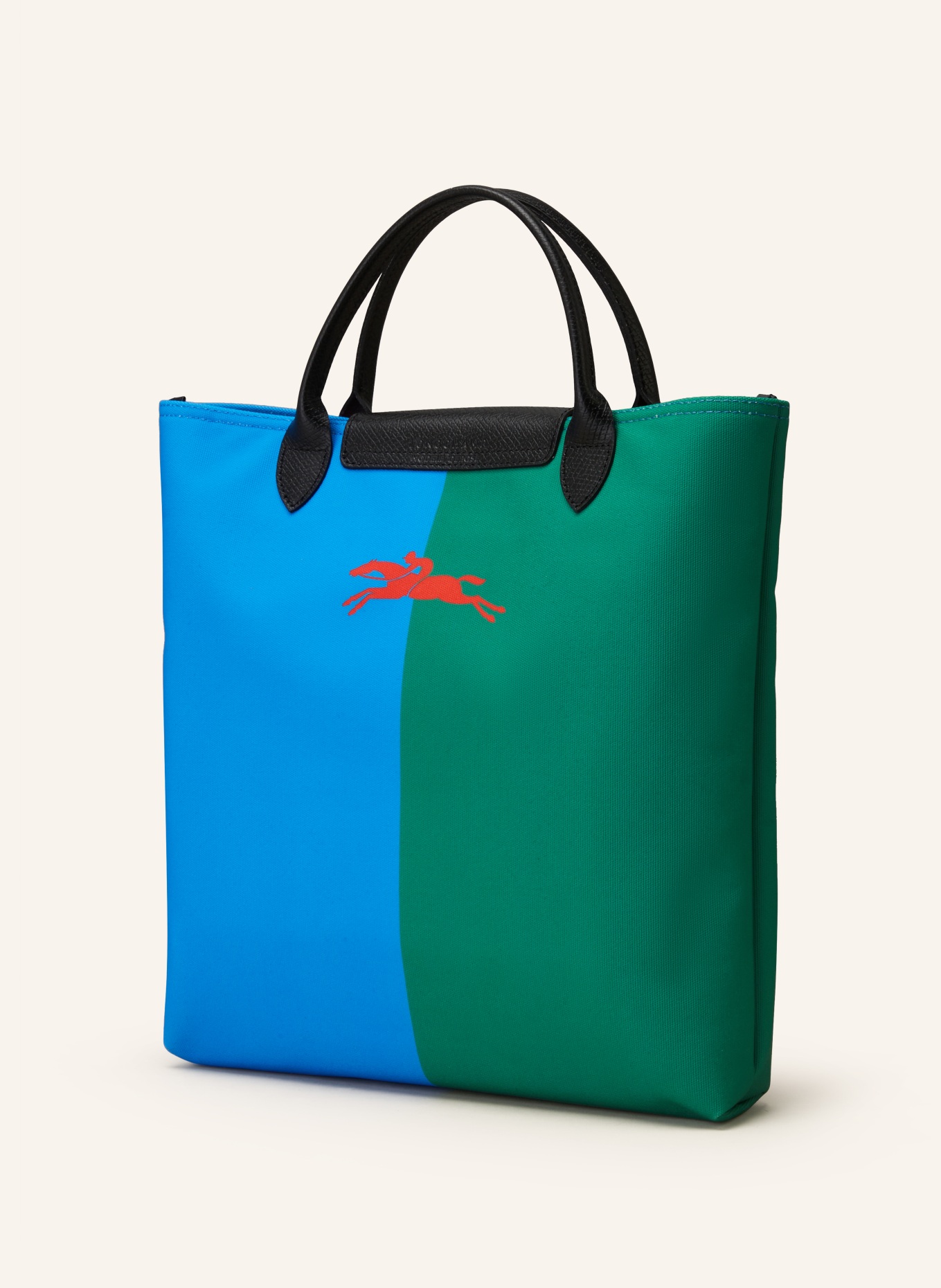 LONGCHAMP Handtasche, Farbe: ROT/ BLAU/ GRÜN (Bild 2)