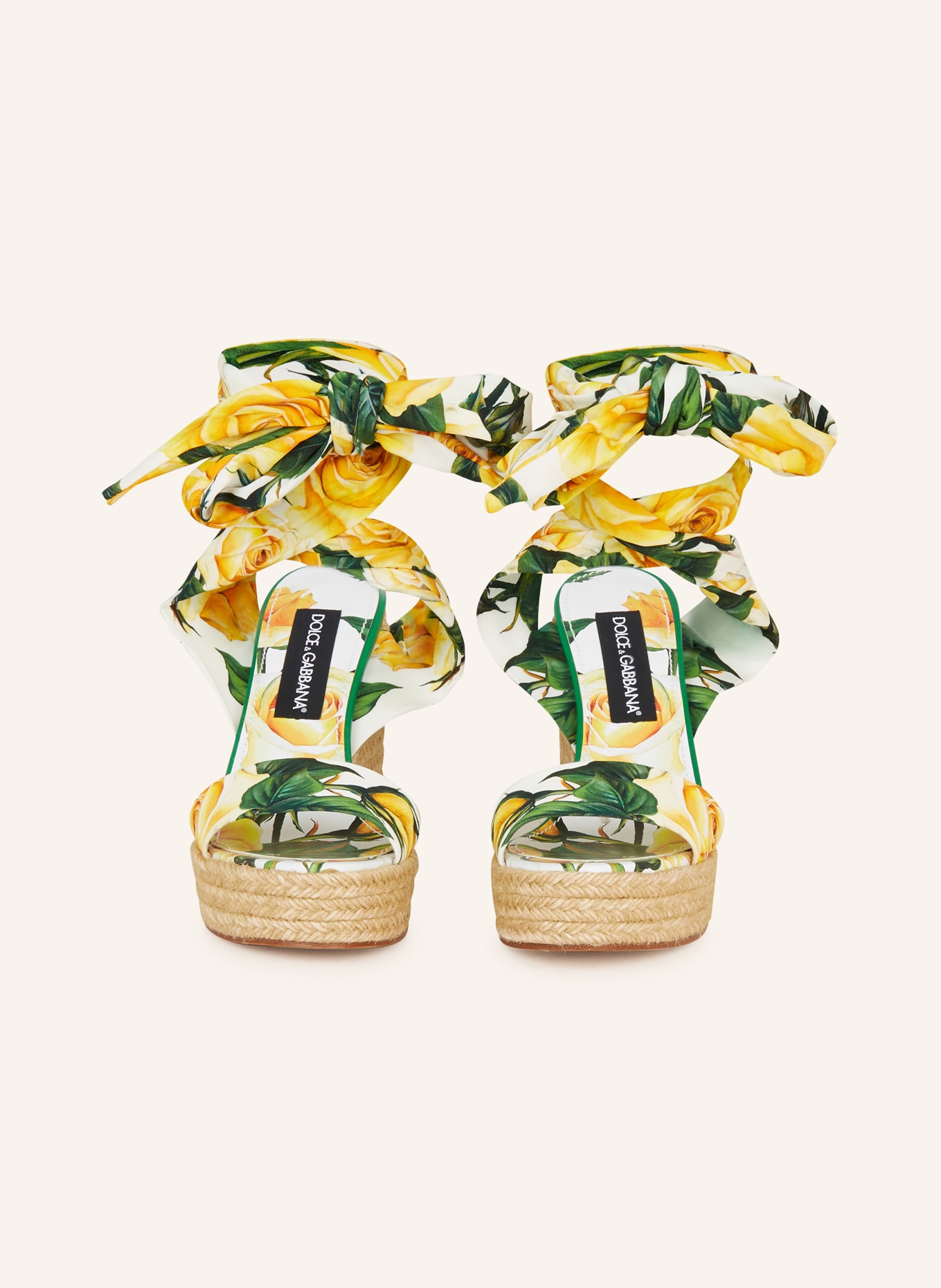 DOLCE & GABBANA Wedges, Color: DARK YELLOW/ GREEN (Image 3)